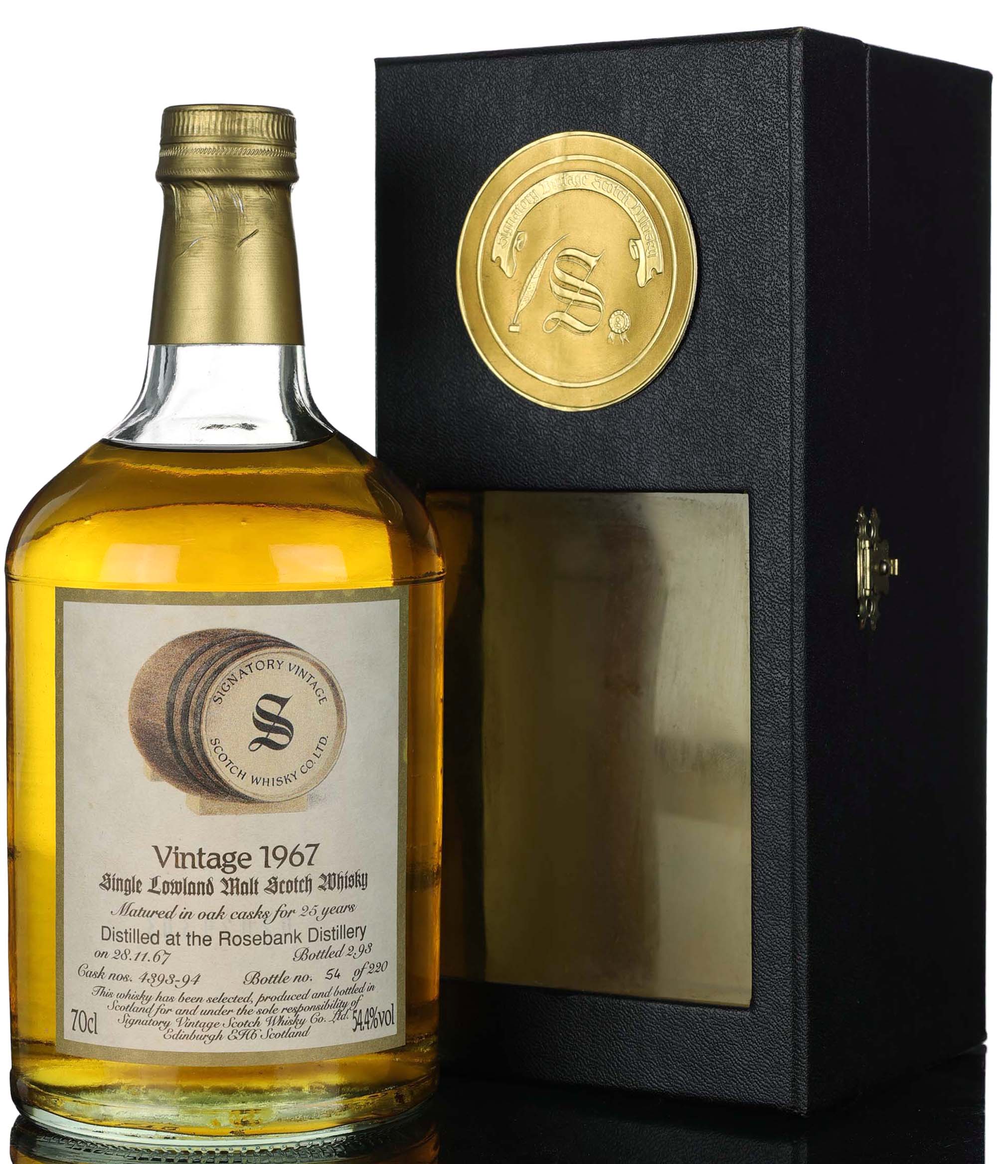 Rosebank 1967-1993 - 25 Year Old - Signatory Vintage - Cask 4393-4