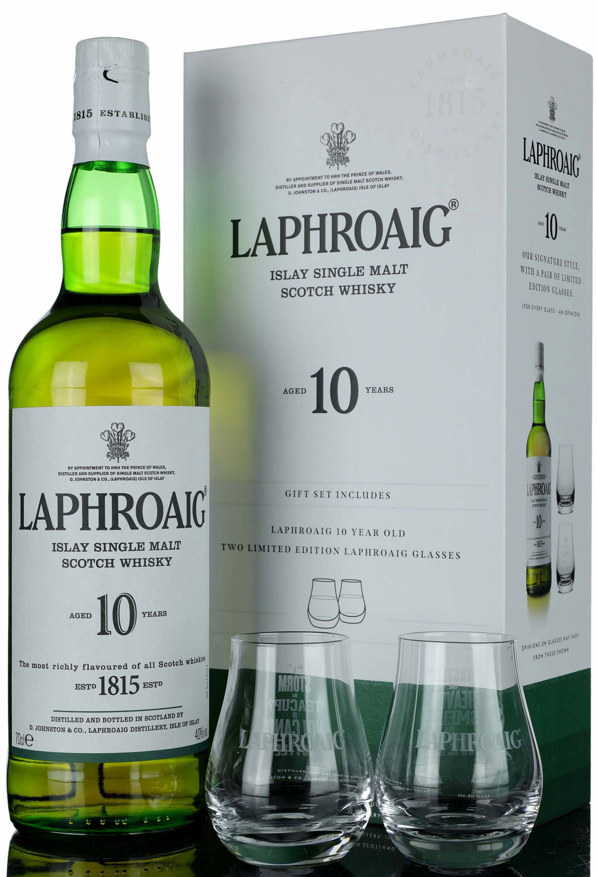 Laphroaig 10 Year Old - Presentation Set