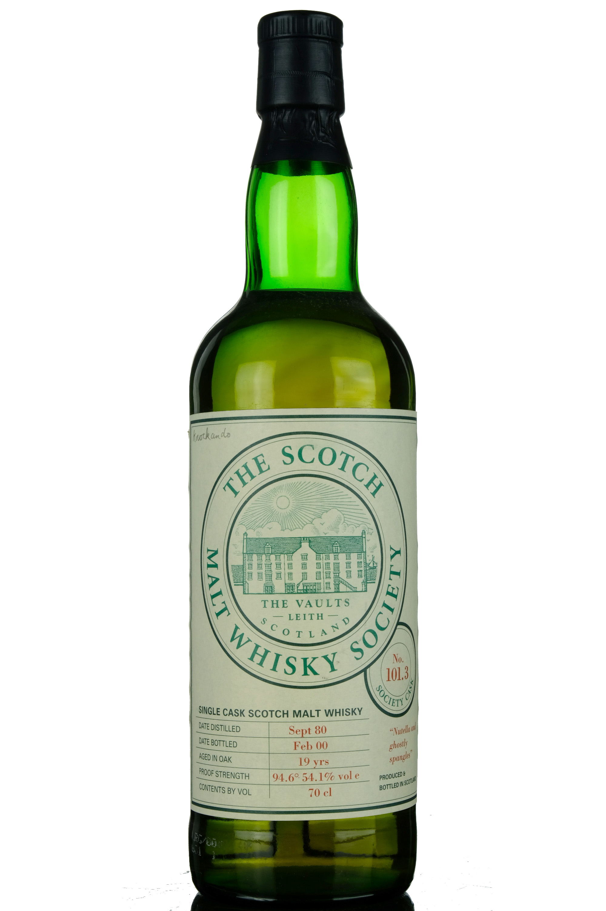 Knockando 1980-2000 - 19 Year Old - SMWS 101.3 - Nutella & Ghostly Spangles