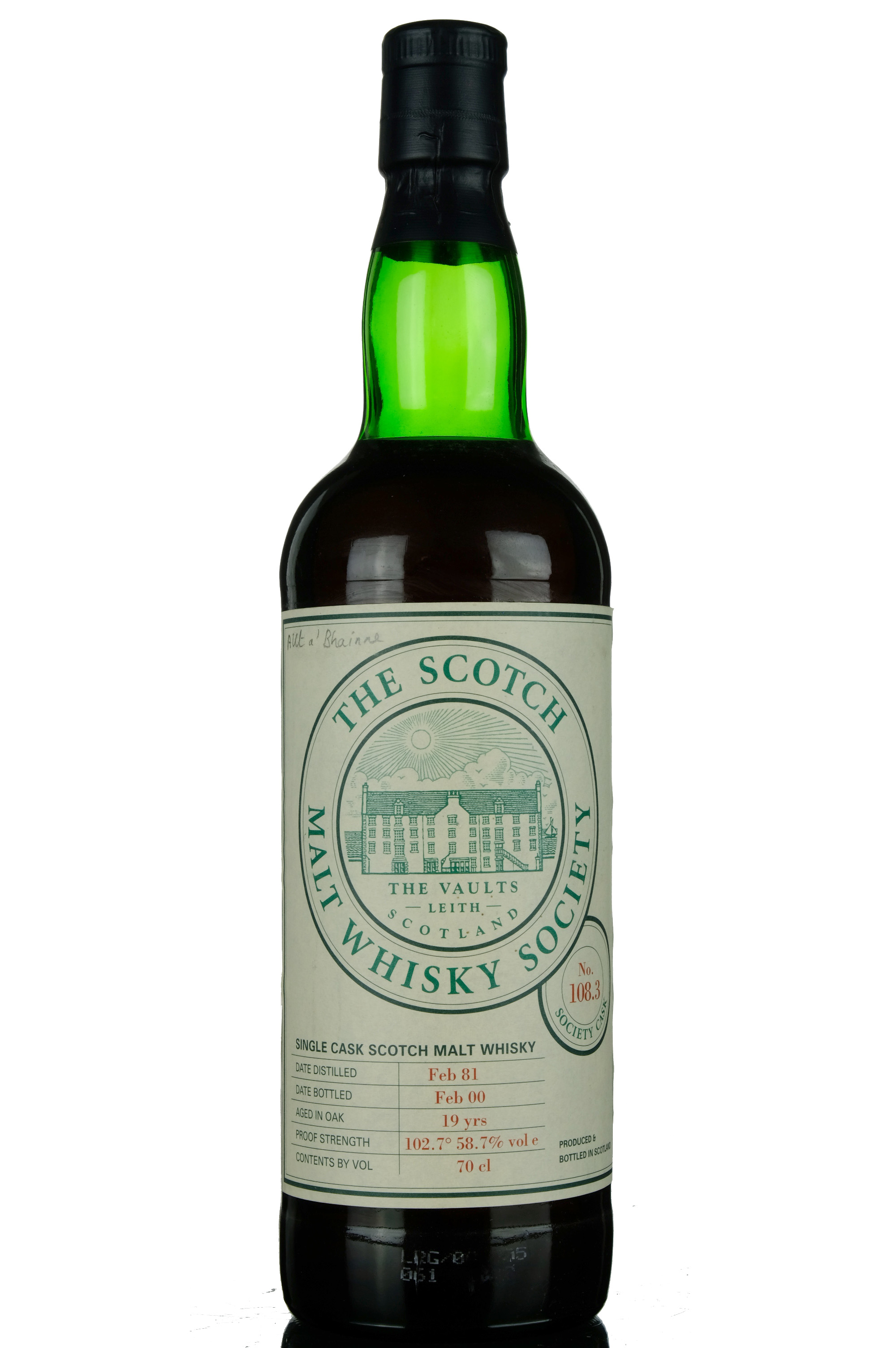 Allt-A-Bhainne 1981-2000 - 19 Year Old - SMWS 108.3 - Delights Of Jerez