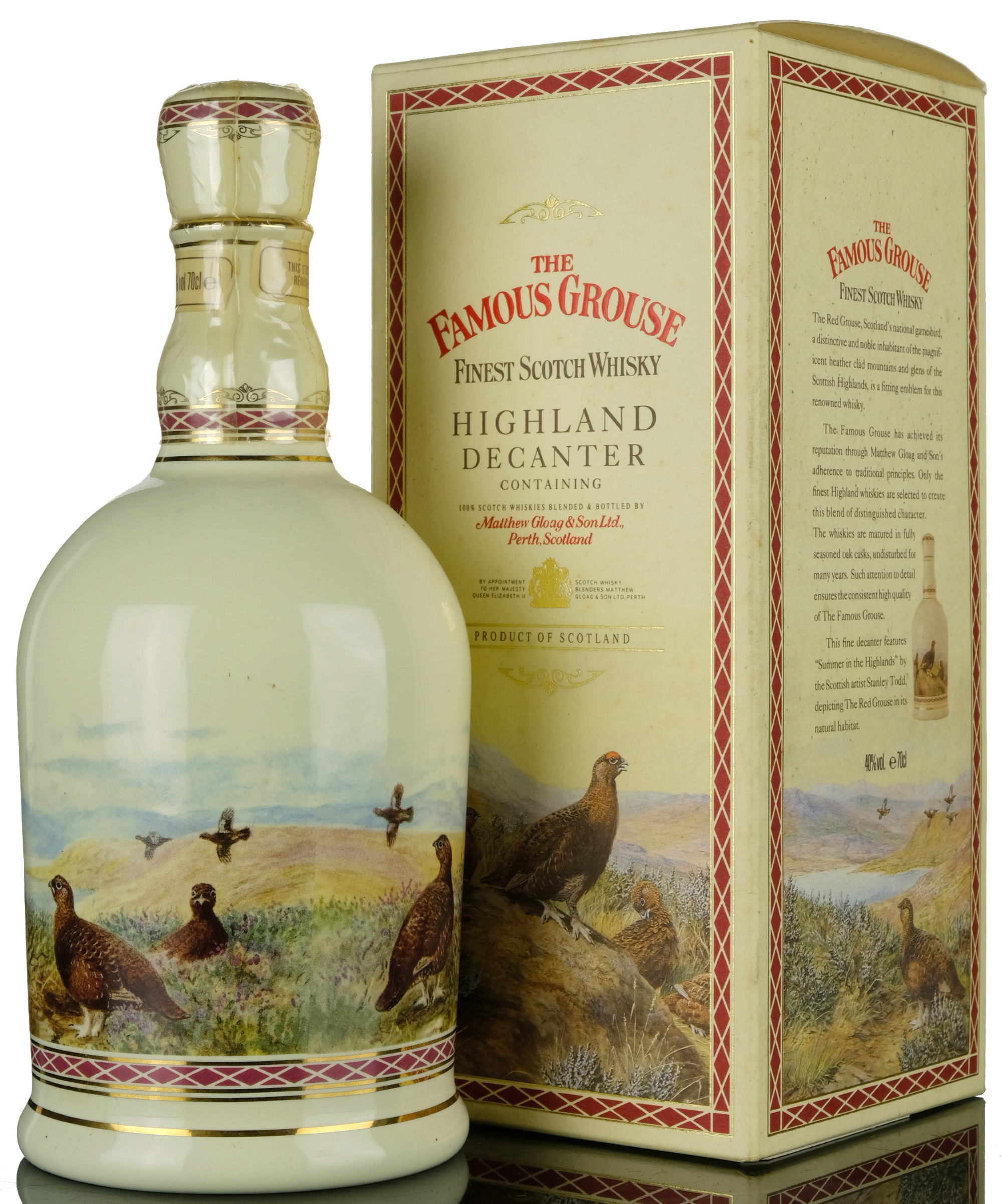 Famous Grouse Highland Ceramic Decanter