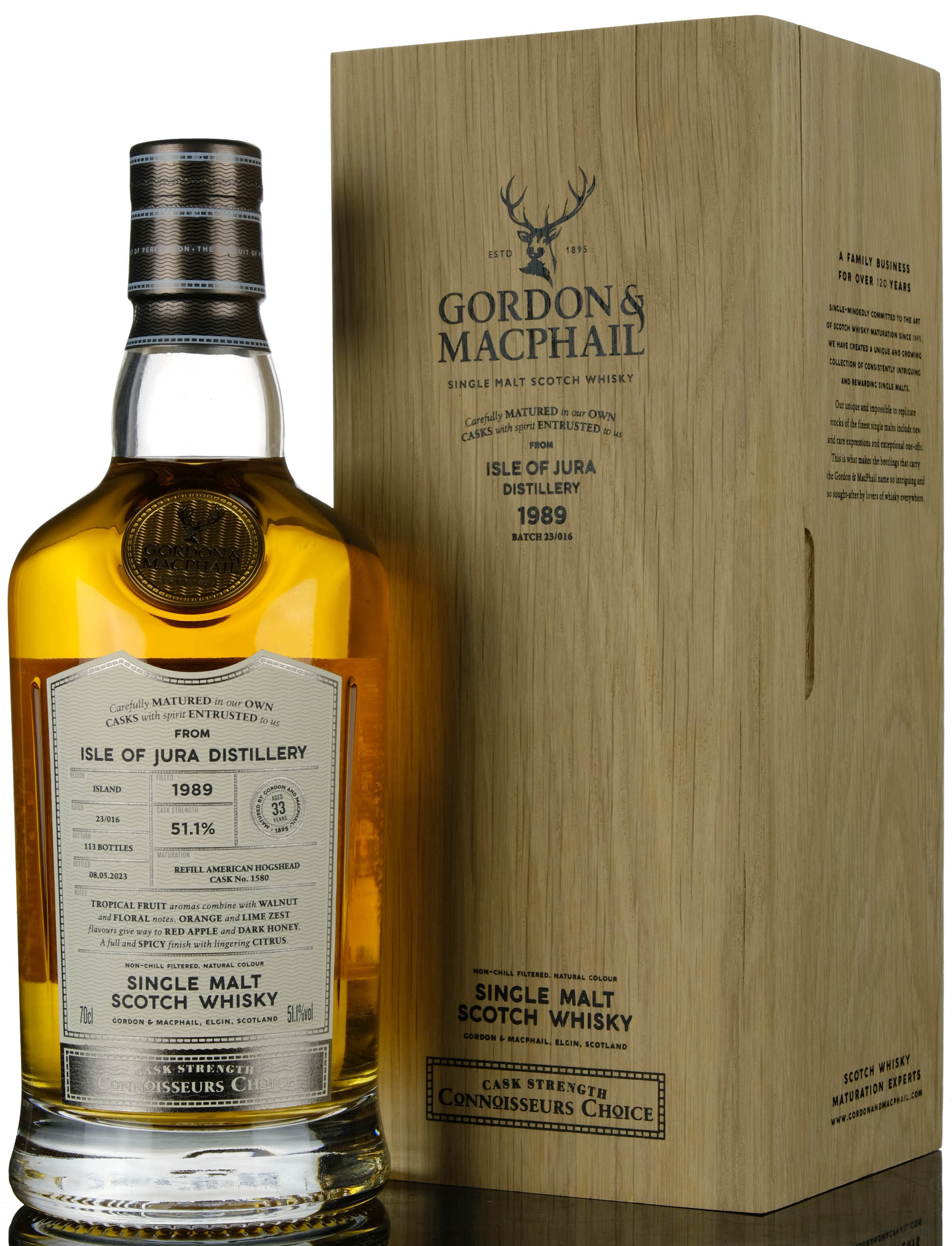 Isle Of Jura 1989 - 2023 33 Gordon Macphail Connoisseurs Choice Cask Streng