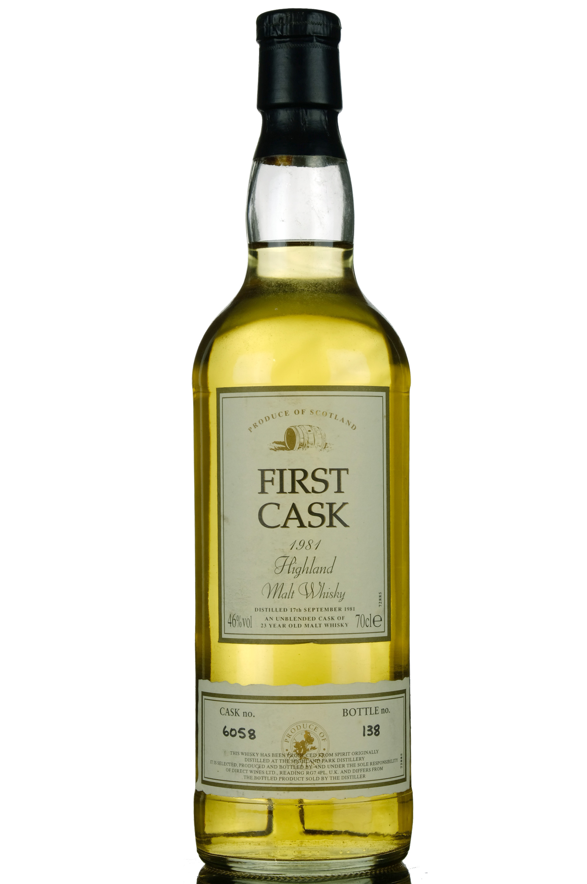 Highland Park 1981 - 23 Year Old - First Cask - Single Cask 6058