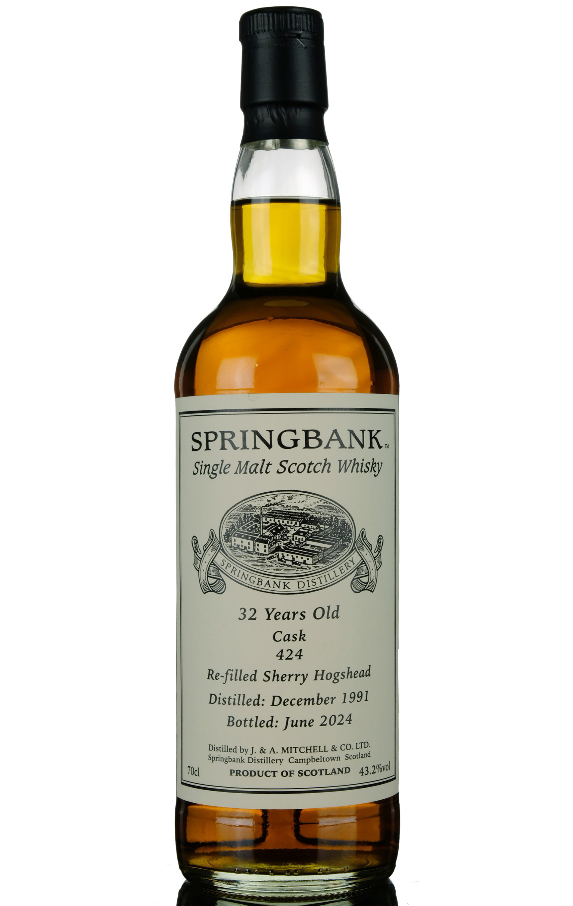 Springbank 1991-2024 - 32 Year Old - Single Cask 424 - Private Bottling