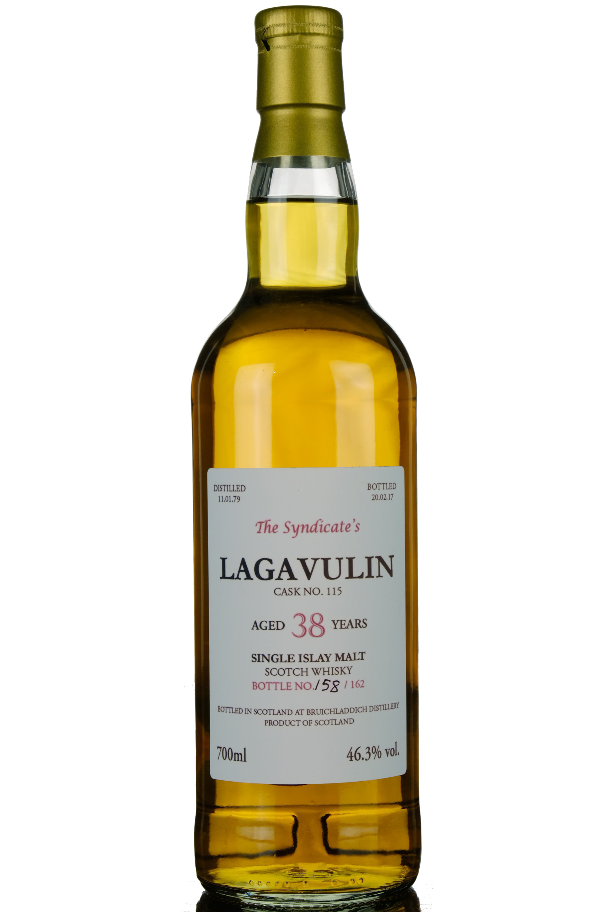 Lagavulin 1979-2017 - 38 Year Old - The Syndicates - Single Cask 115