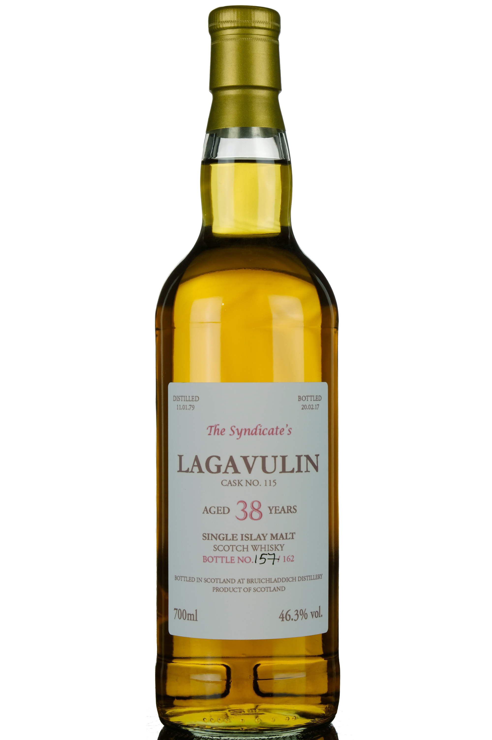 Lagavulin 1979-2017 - 38 Year Old - The Syndicates - Single Cask 115