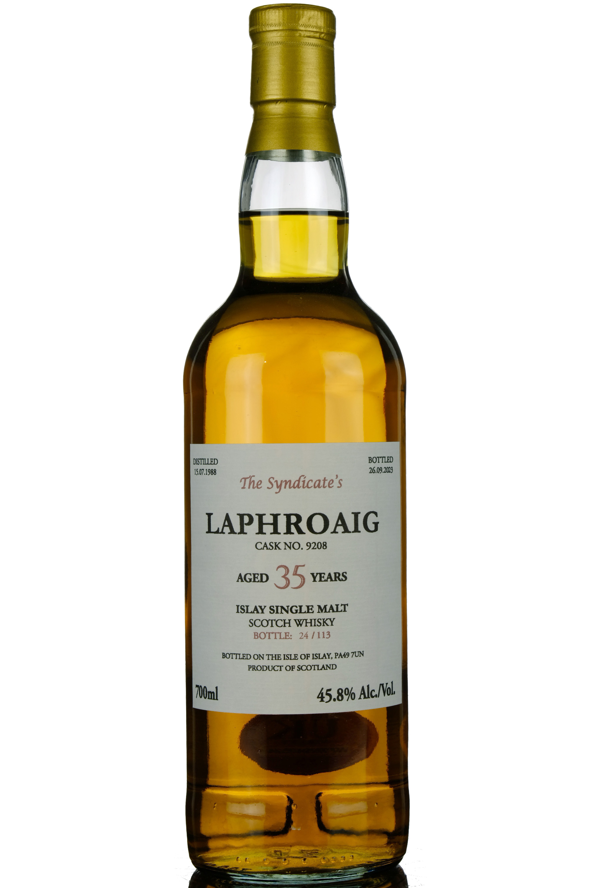 Laphroaig 1988-2023 - 35 Year Old - The Syndicates - Single Cask 9208