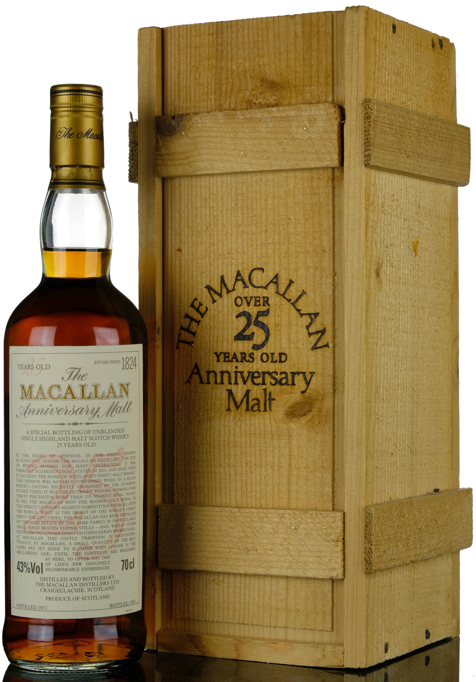 Macallan 1971-1997 - 25 Year Old Anniversary Malt