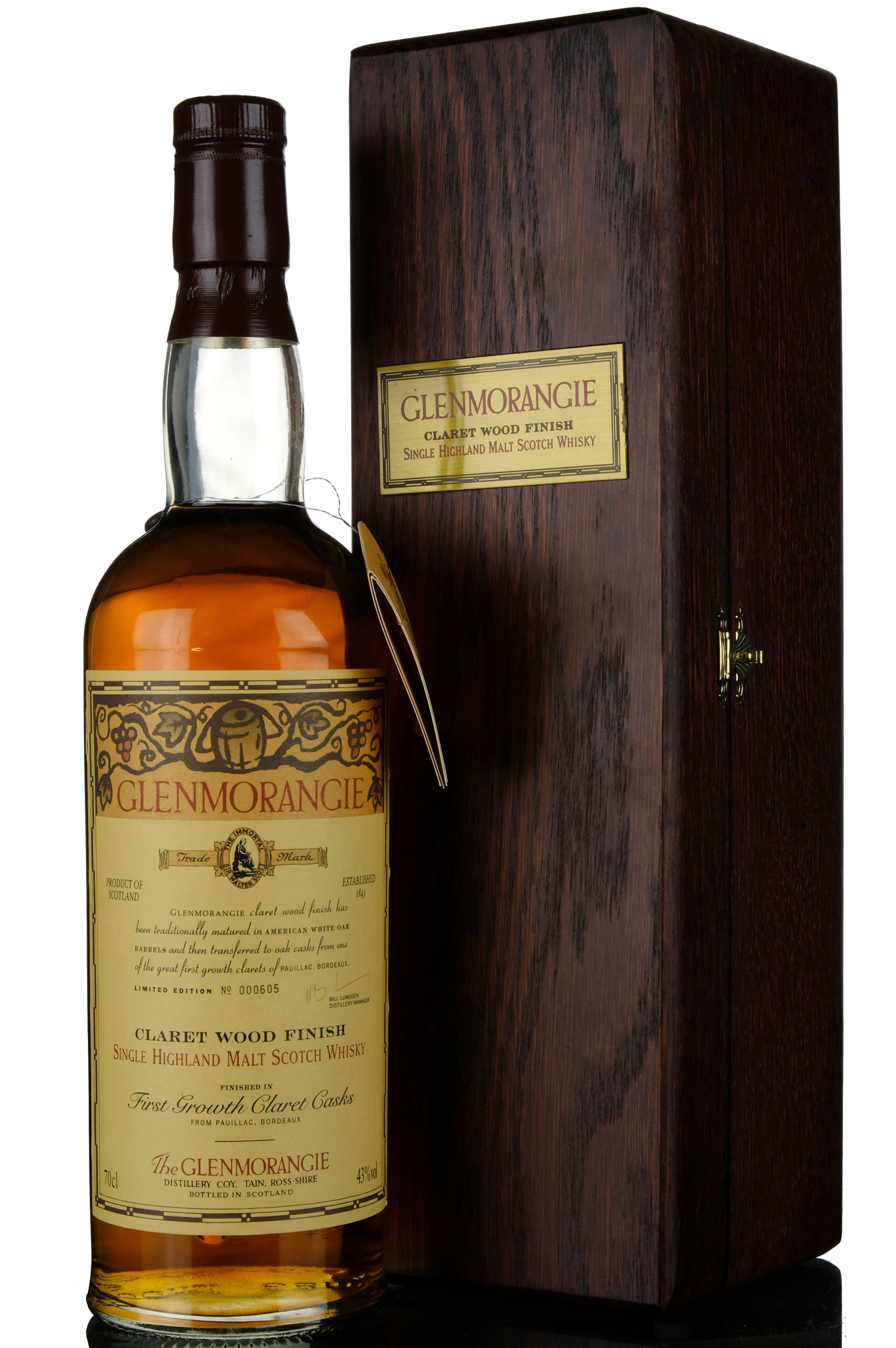 Glenmorangie Claret Wood Finish - 1990 Release
