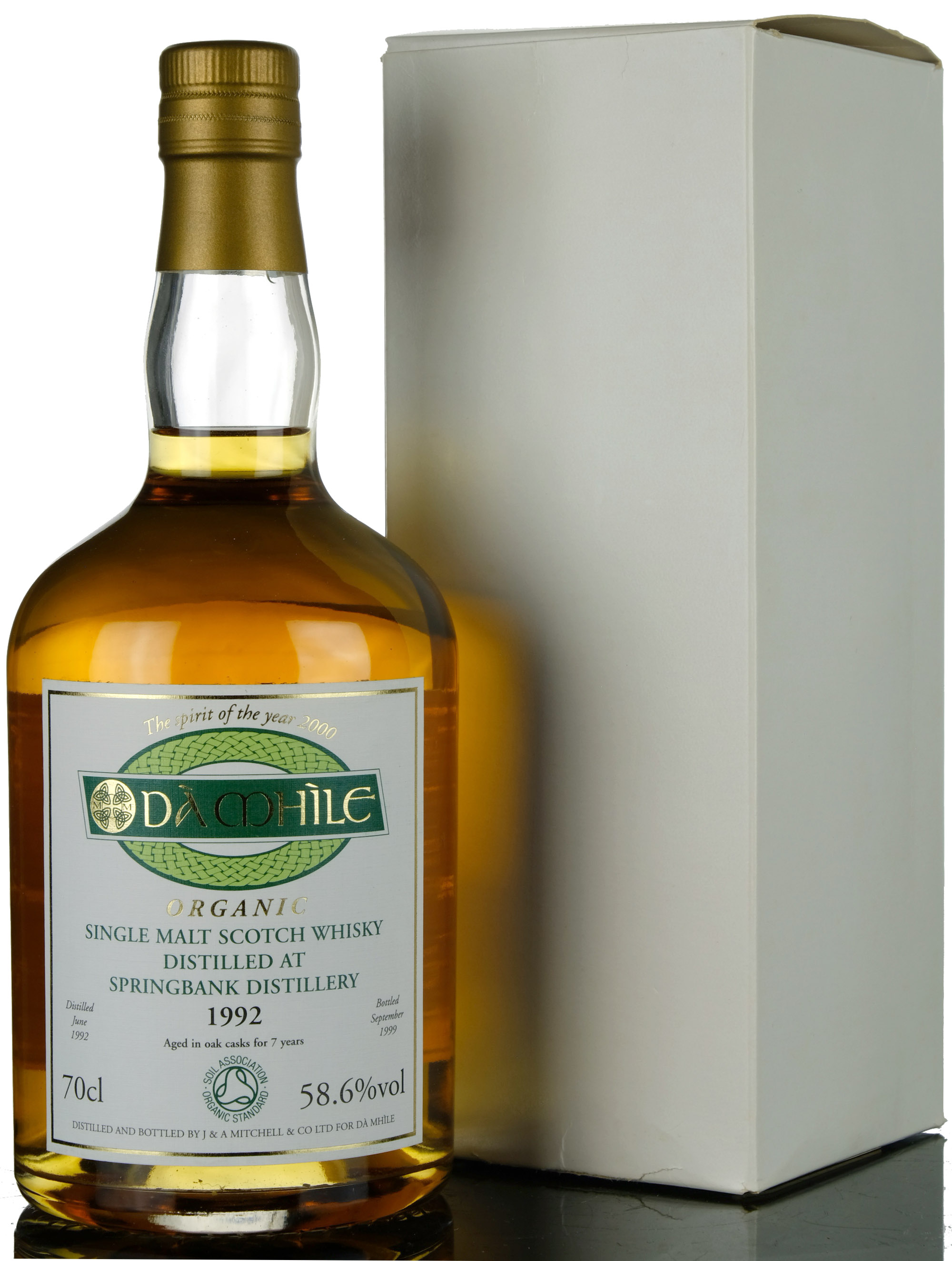 Springbank 1992-1999 - 7 Year Old - Da Mhile Exclusive - First Organic Whisky - Cask Stren