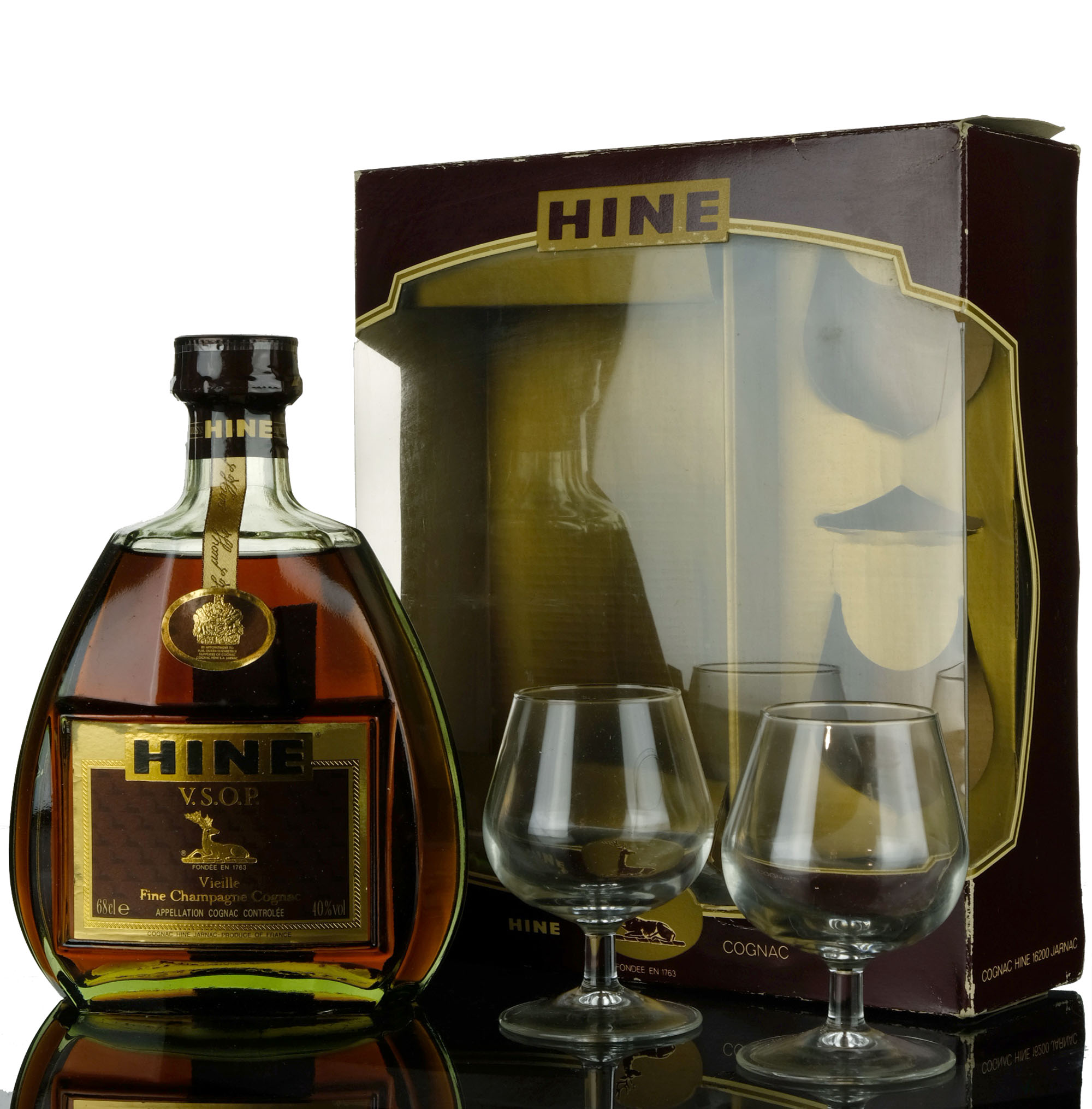 Hine VSOP Vieille Fine Champagne Cognac - Presentation Set
