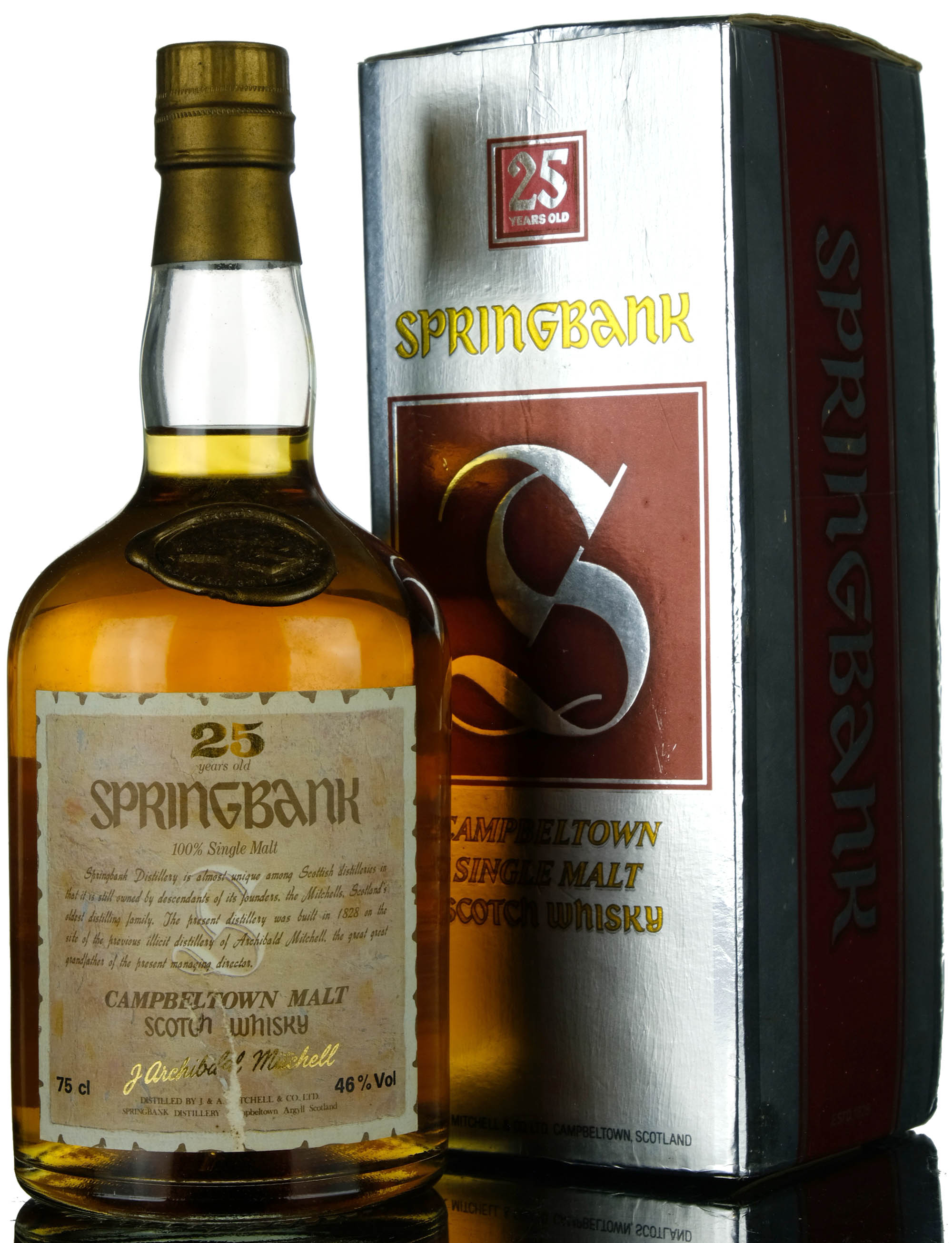 Springbank 25 Year Old - Circa 1990 - Archibald Mitchell Label