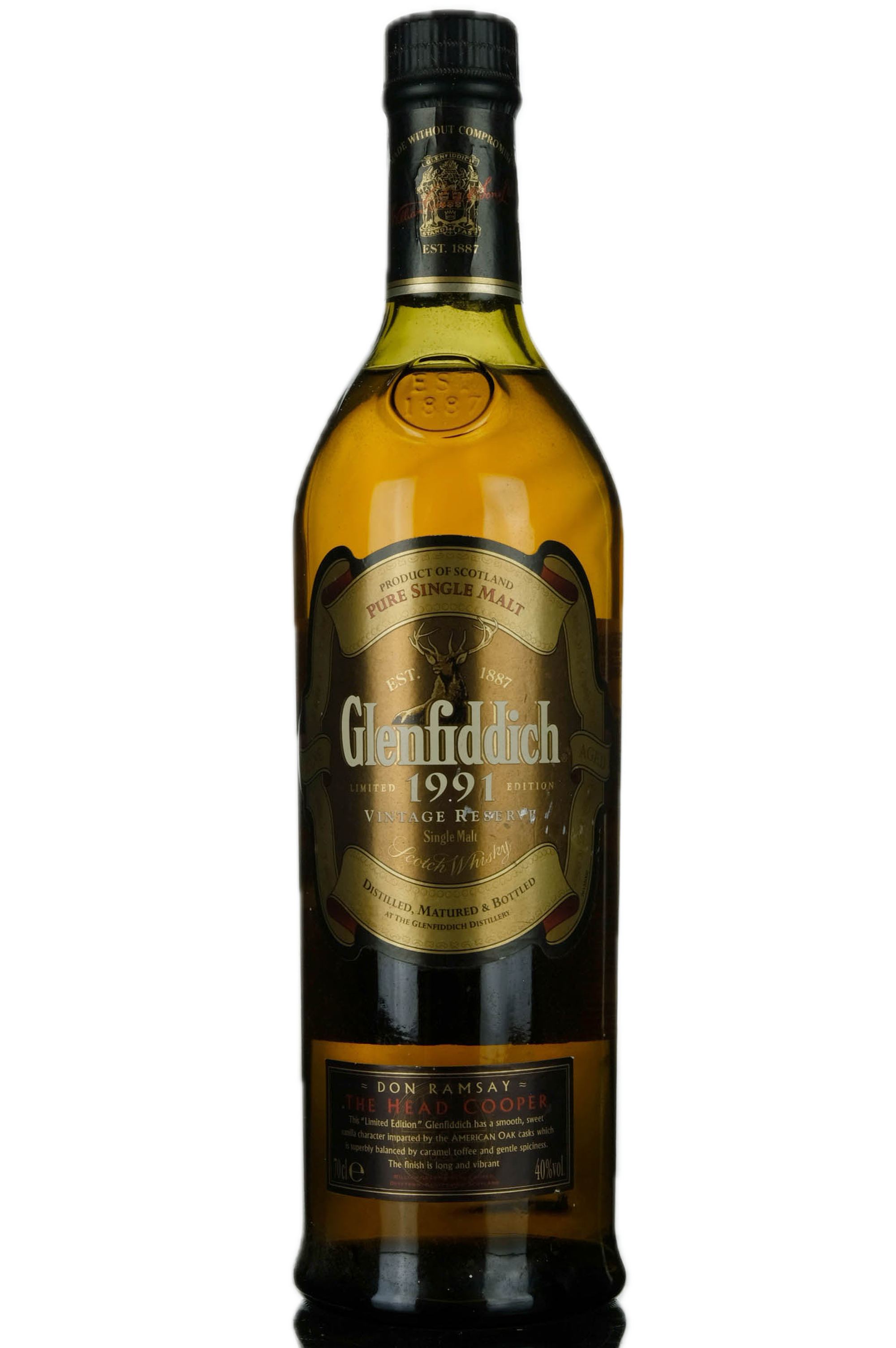 Glenfiddich 1991 - 2004 Vintage Reserve Don Ramsay 30th Anniversary