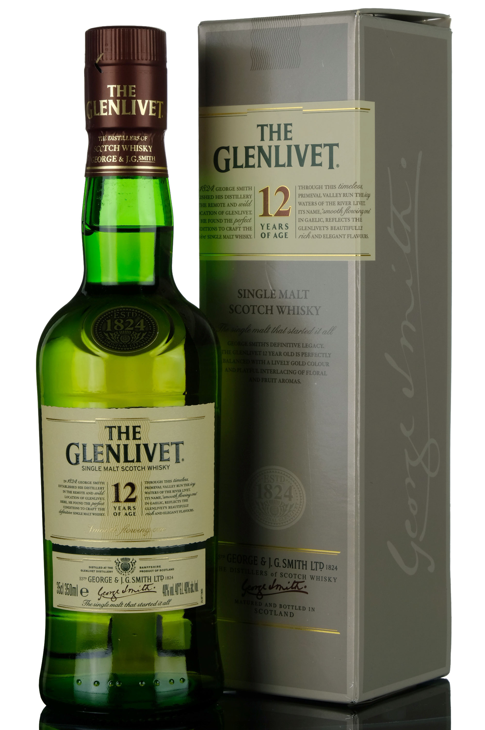 Glenlivet 12 Year Old - 2010s - Half Bottle