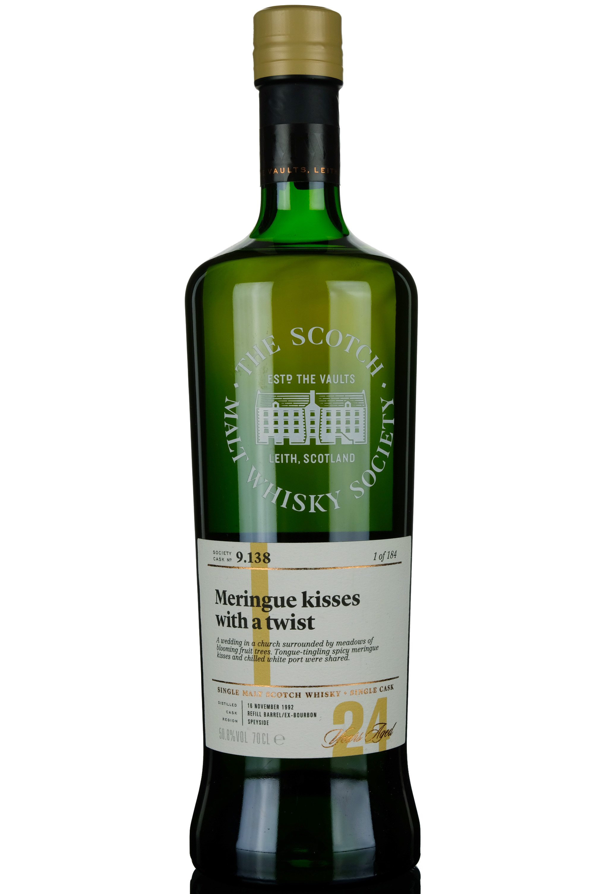 Glen Grant 1992 - 24 Year Old - SMWS 9.138 - Meringue Kisses With A Twist