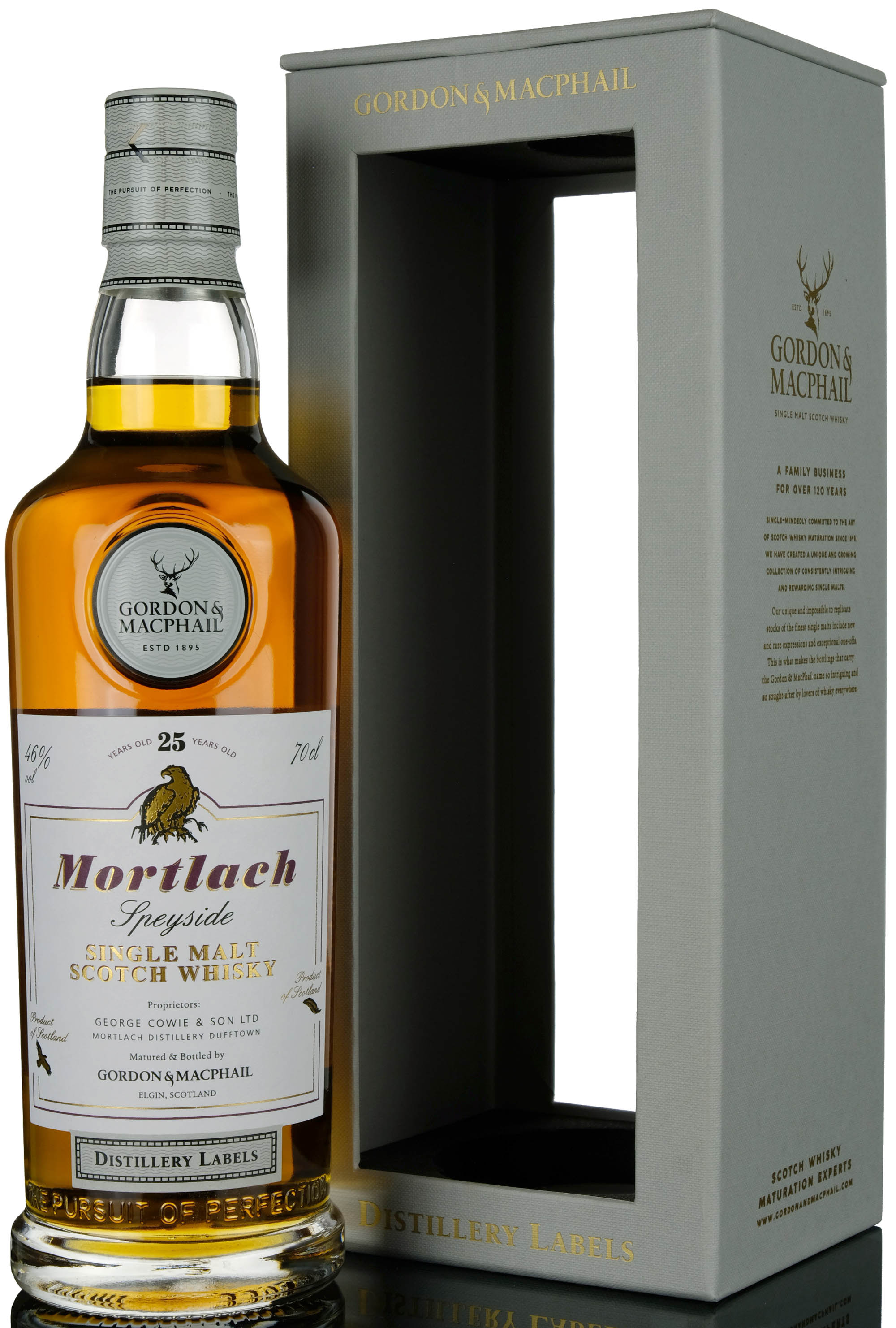 Mortlach 25 Year Old  Gordon  MacPhail  Distillery Labels