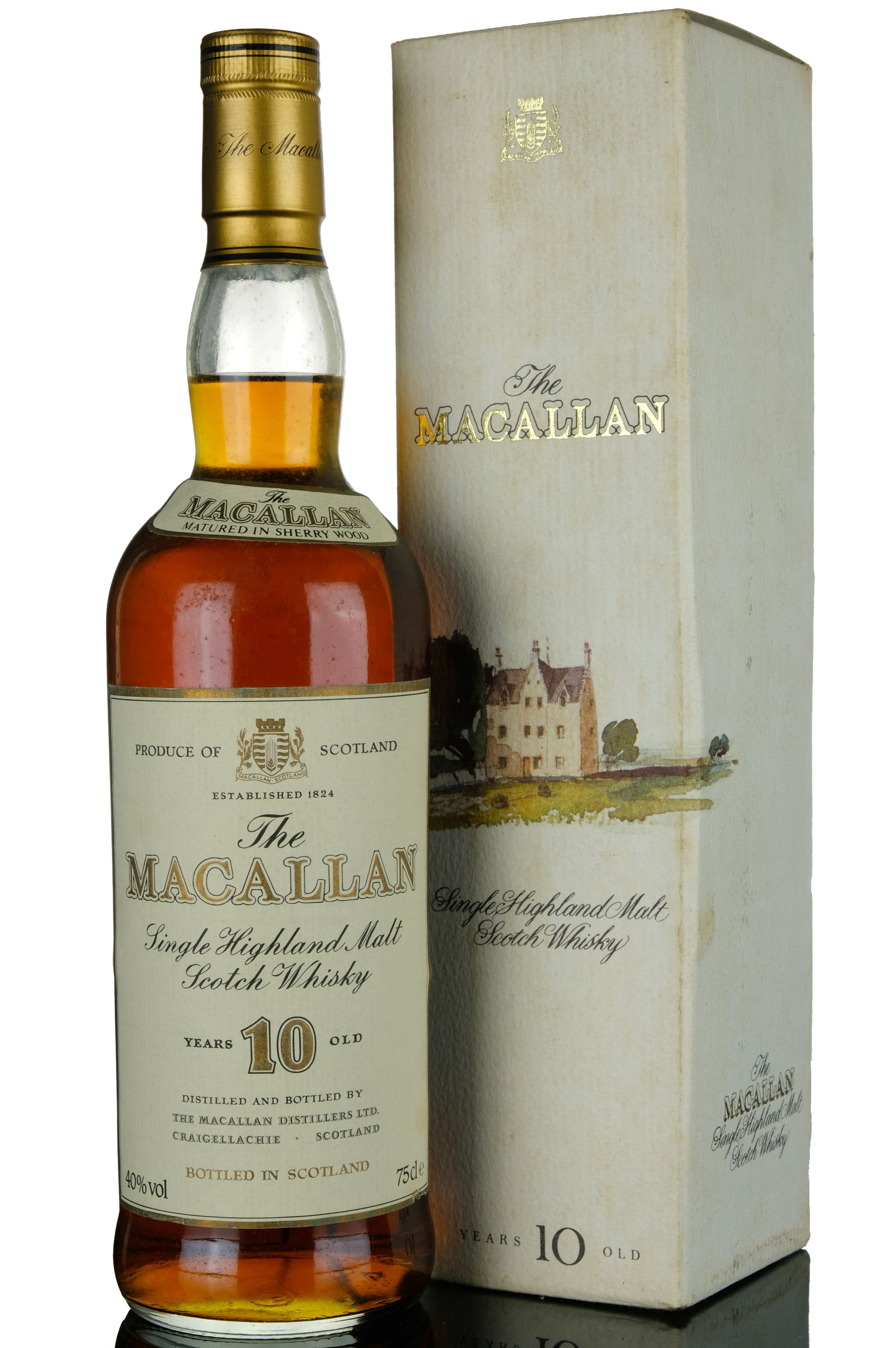Macallan 10 Year Old - Sherry Cask - Circa 1990
