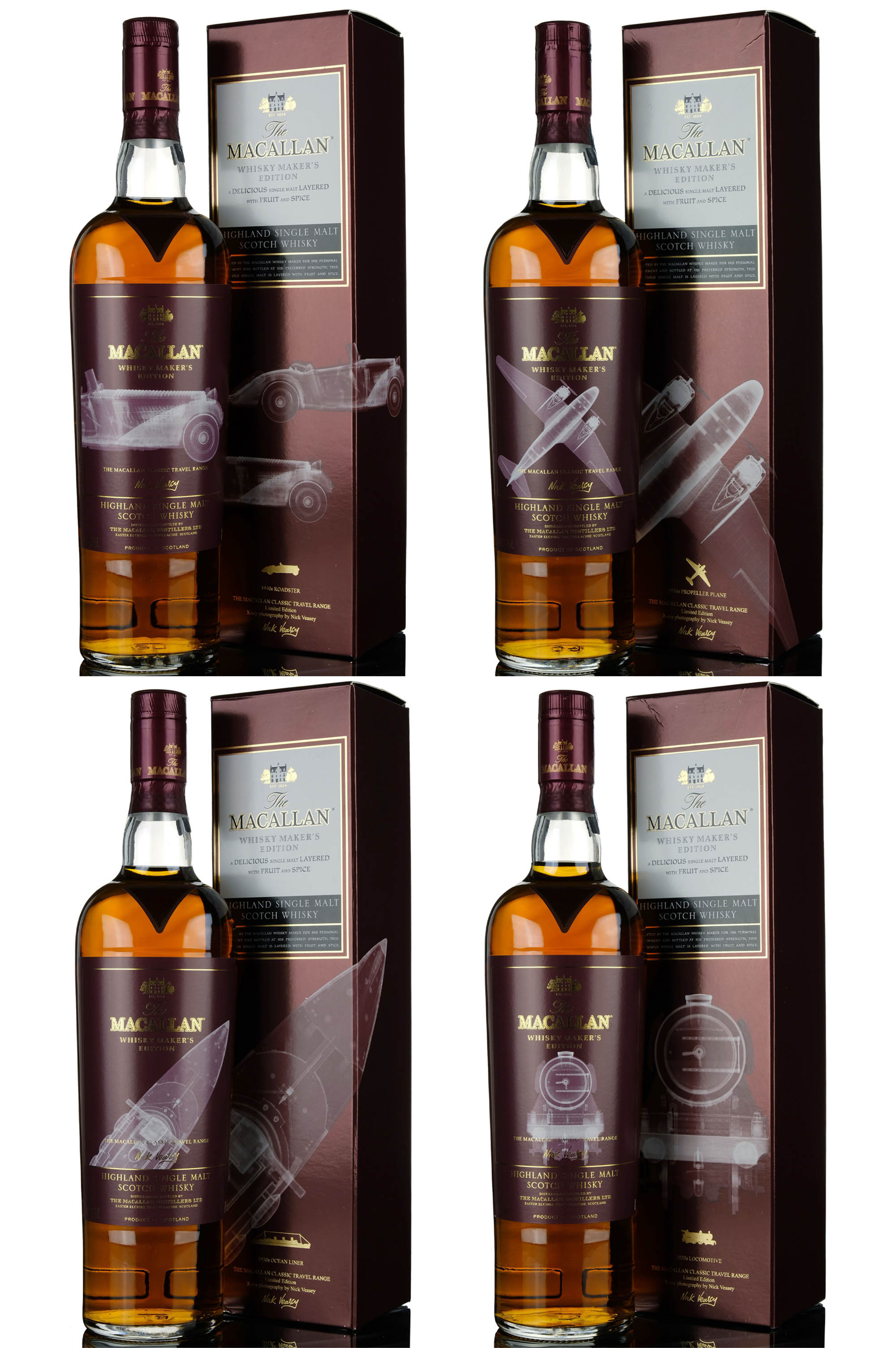 Macallan Whisky Makers Edition Classic Travel Range Xray Photography By Nick Veasey