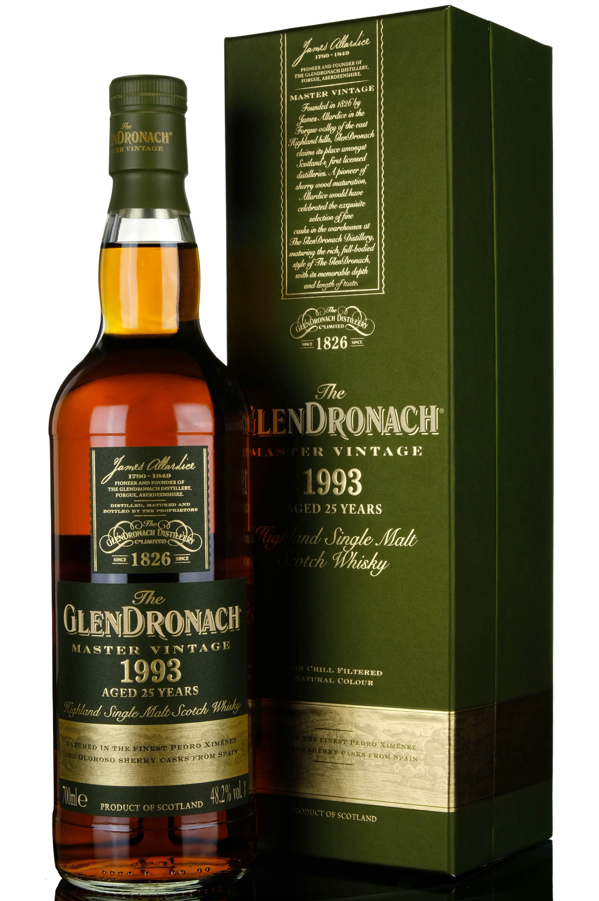 Glendronach 1993 - 2019 25 Master Vintage