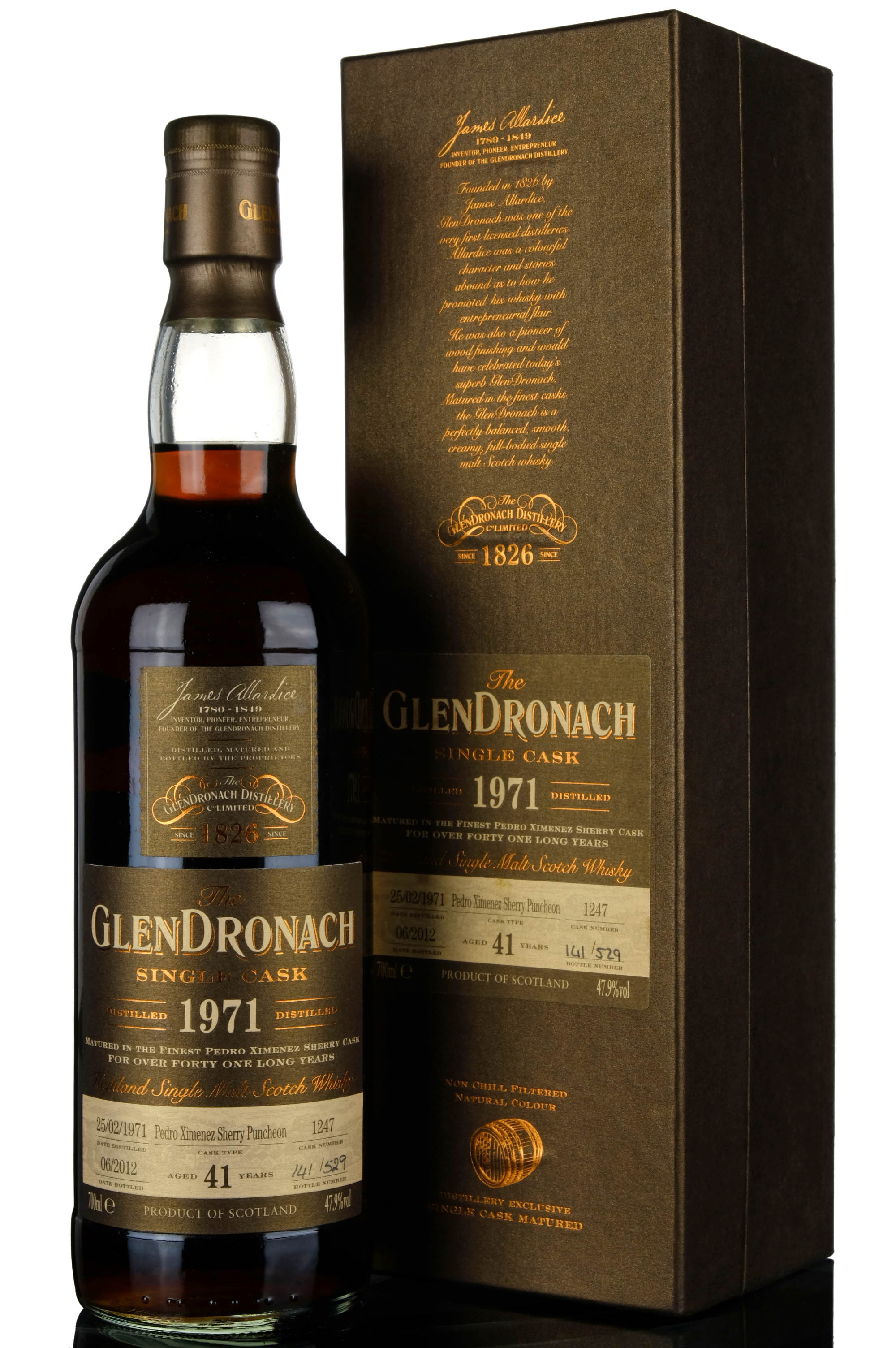 Glendronach 1971-2012 - 41 Year Old - Single Cask 1247 - Batch 6