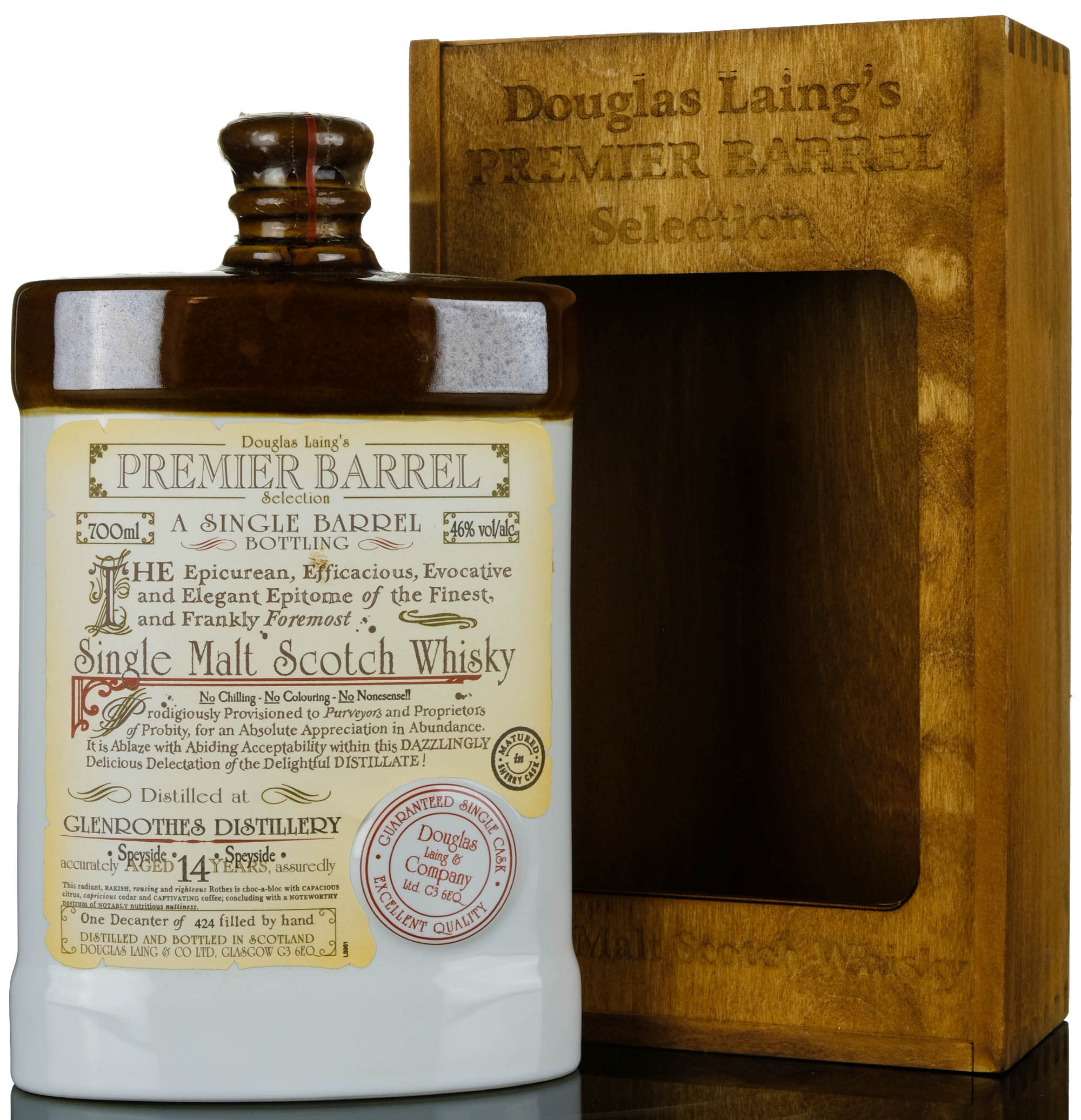 Glenrothes 14 Year Old - Douglas Laing Premier Barrel - Single Cask