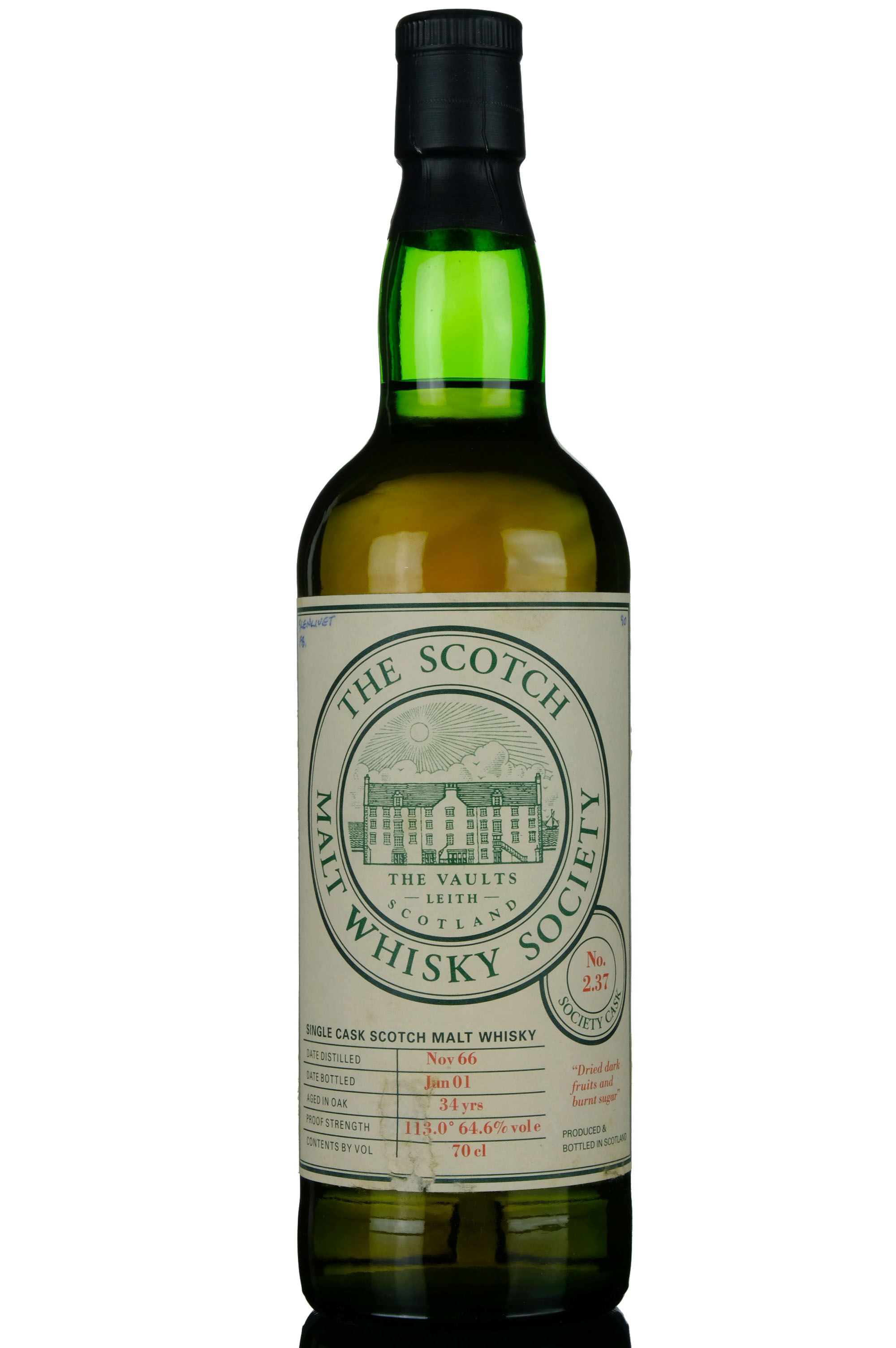 Glenlivet 1966-2001 - 34 Year Old - SMWS 2.37 - Dried Dark Fruits & Burnt Sugar