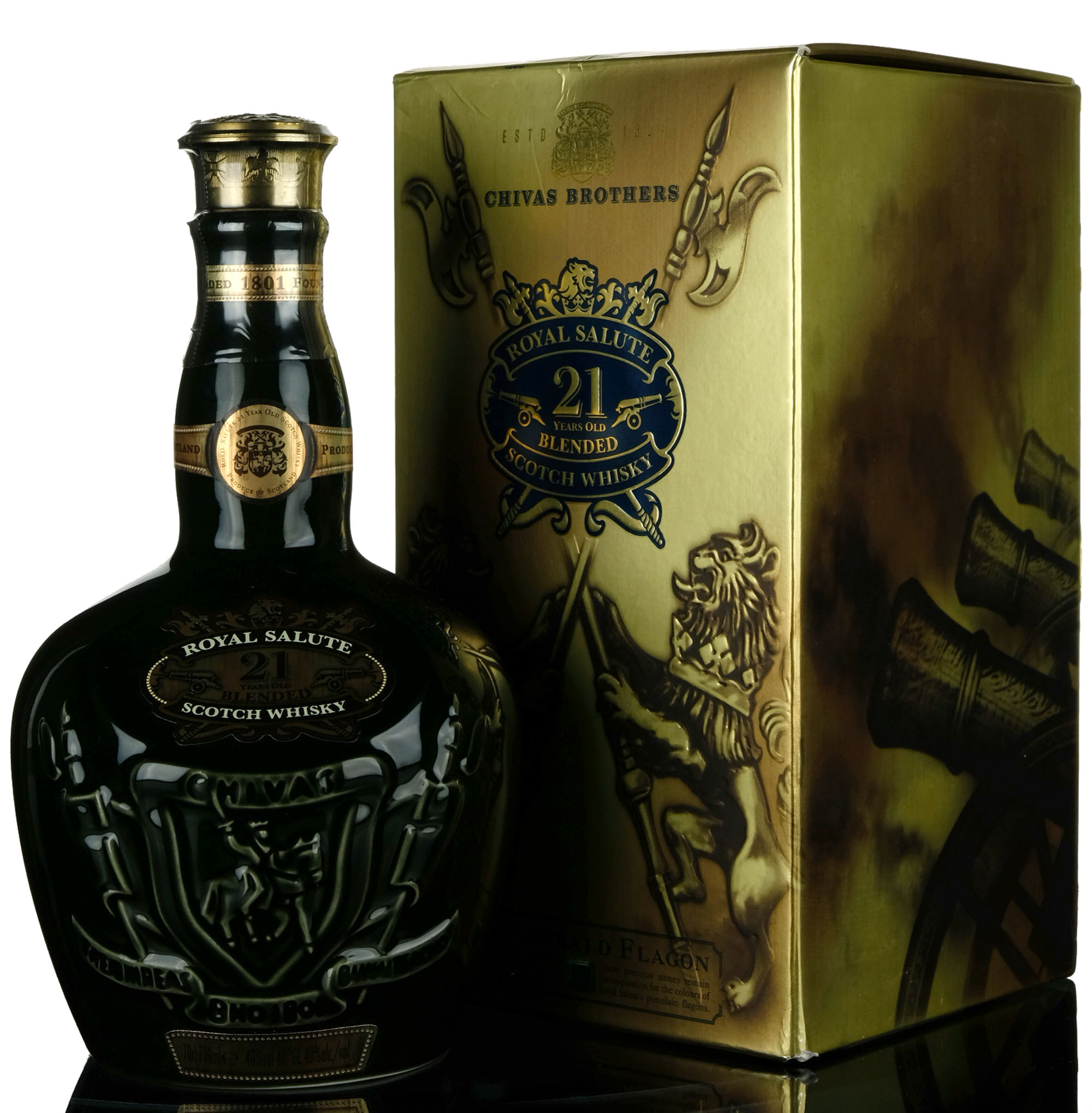 Royal Salute 21 Year Old - Green Ceramic