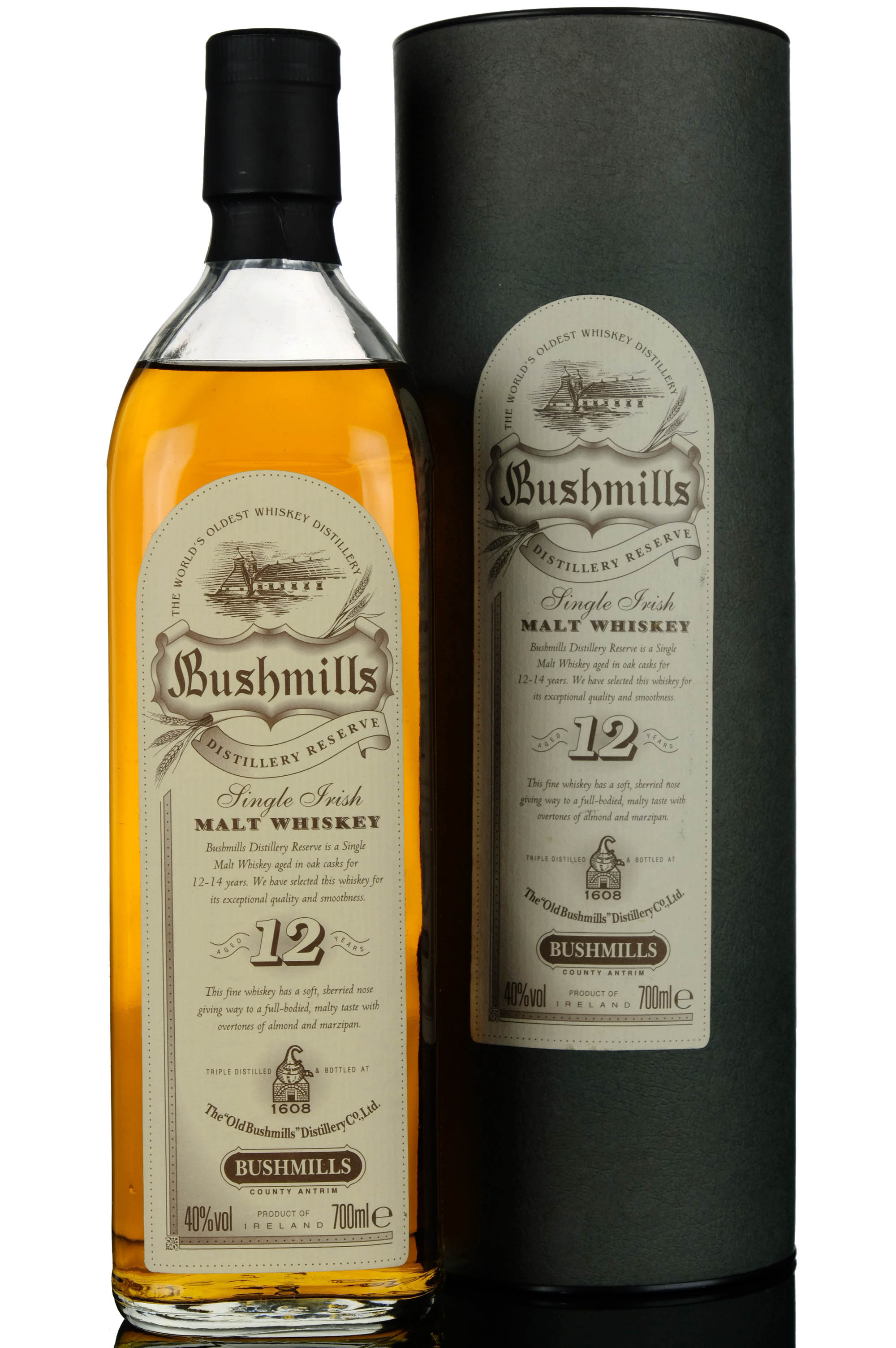 Bushmills 12 Year Old - Distillery Reserve - Early 2000s