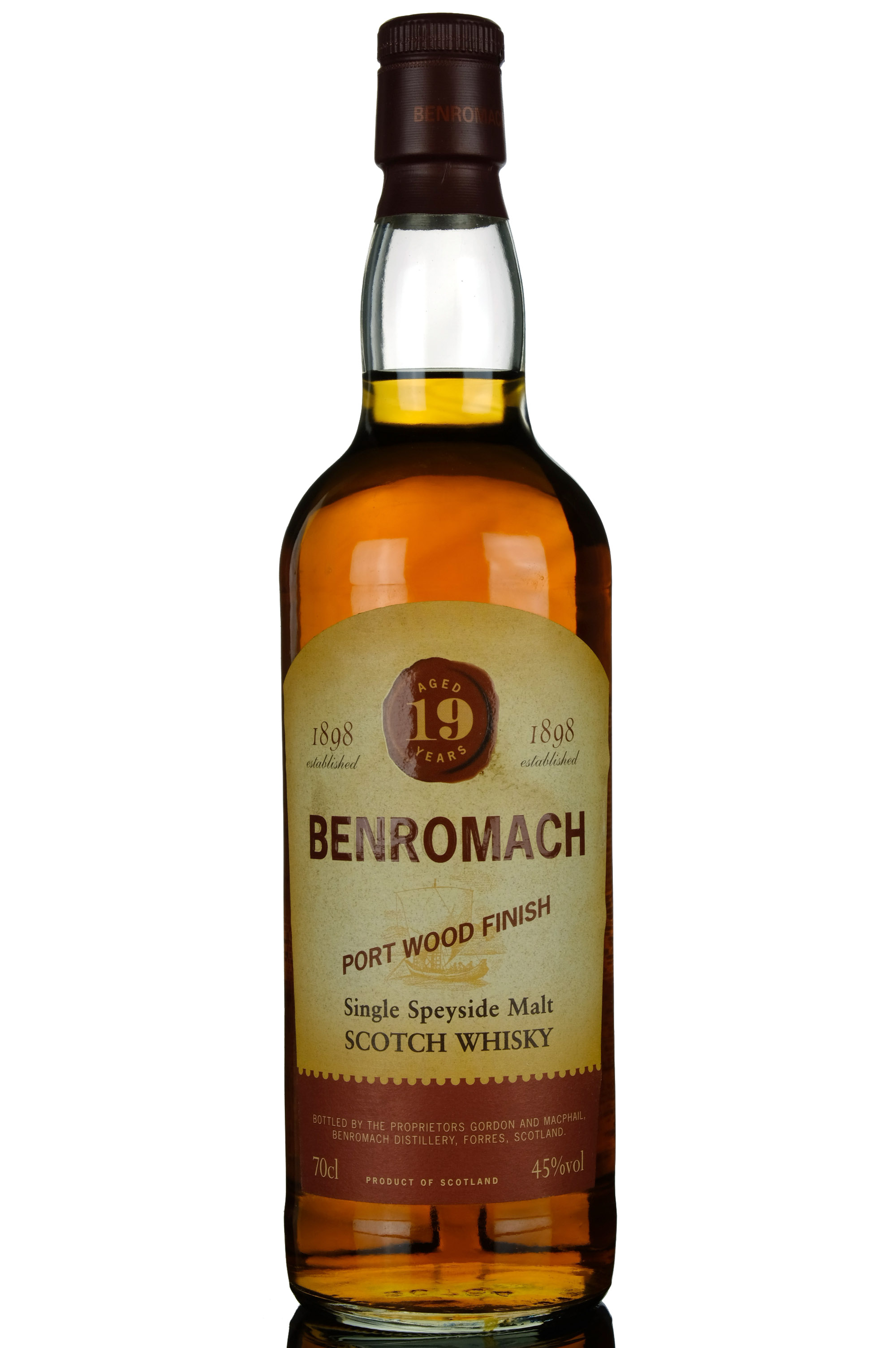 Benromach 19 Year Old  Port Wood  Early 2000s