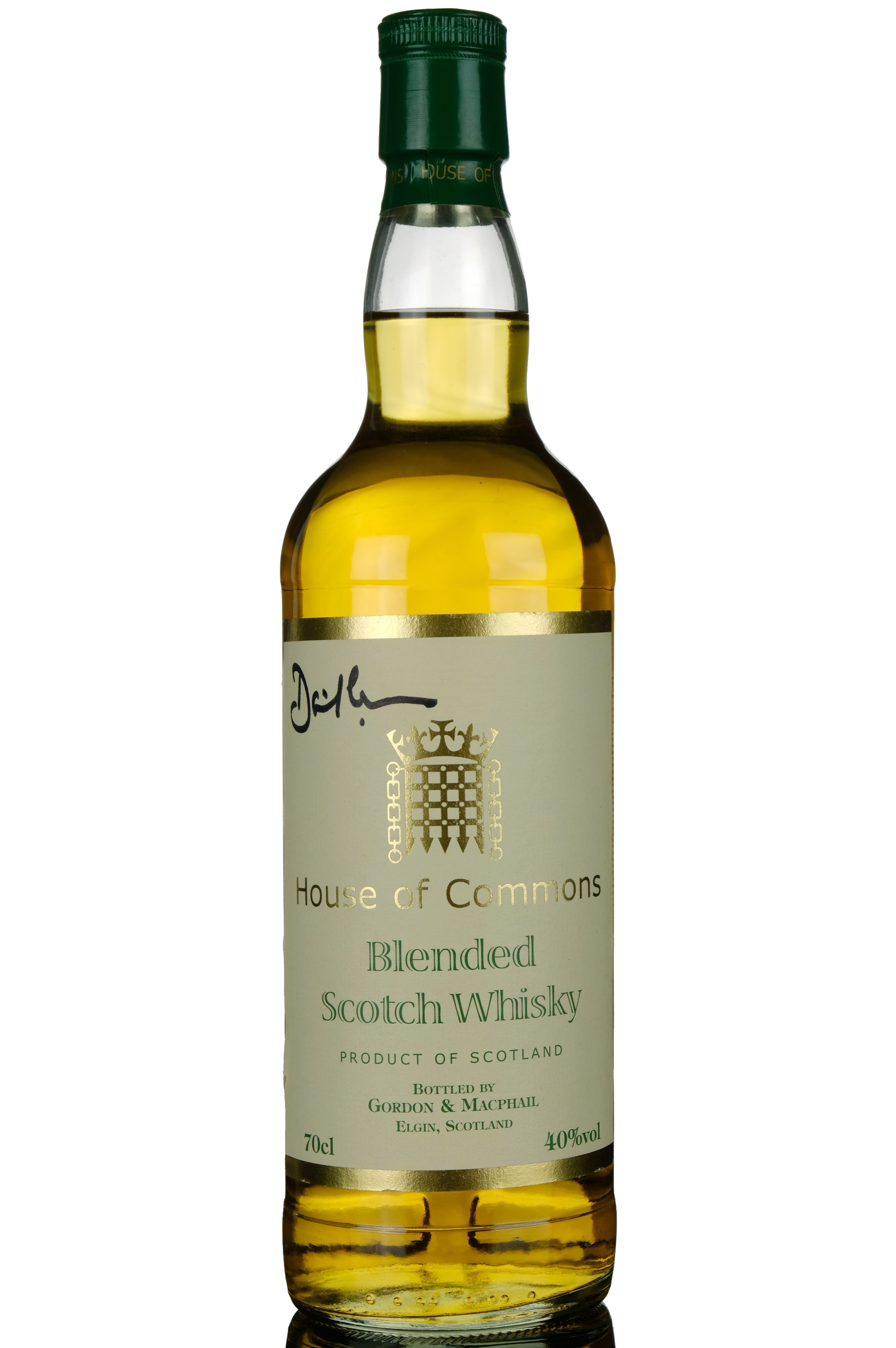 House Of Commons  Gordon  MacPhail  Signed By David Cameron