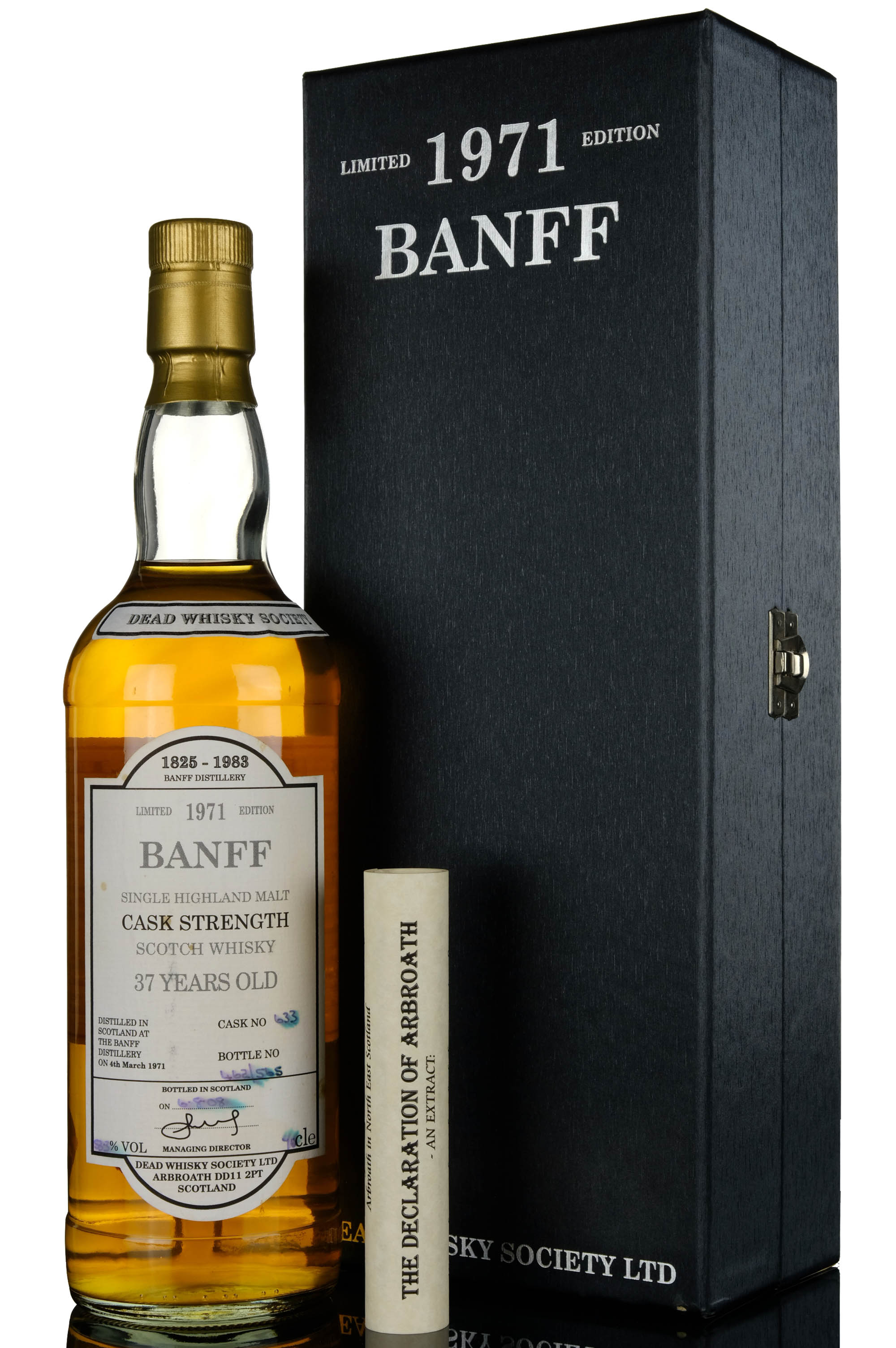 Banff 1971-2008 - 37 Year Old - Dead Whisky Society - Single Cask 633