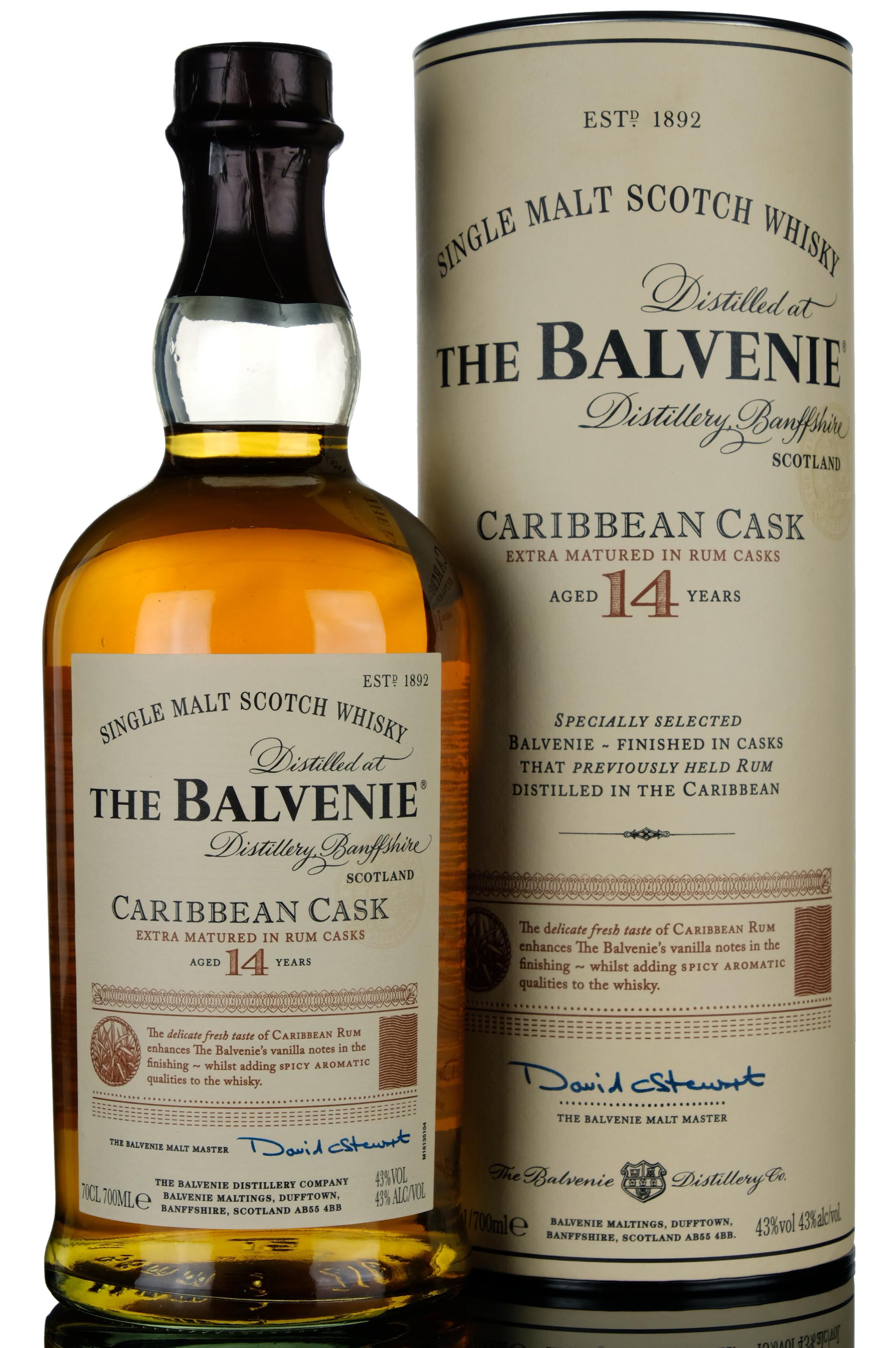 Balvenie 14 Year Old - Caribbean Rum Cask Finish