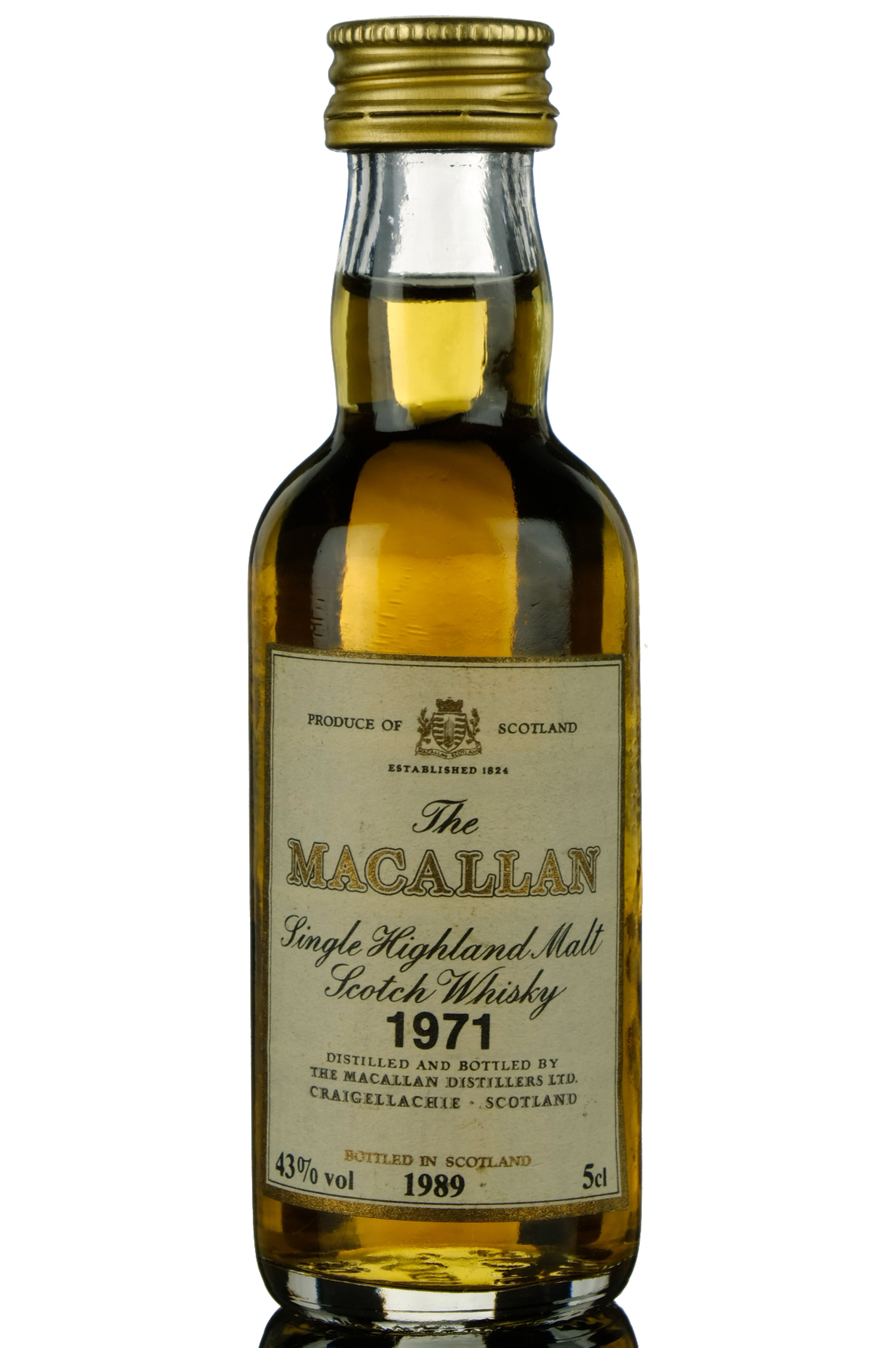 Macallan 1971-1989 - 18 Year Old - Sherry Cask - Miniature