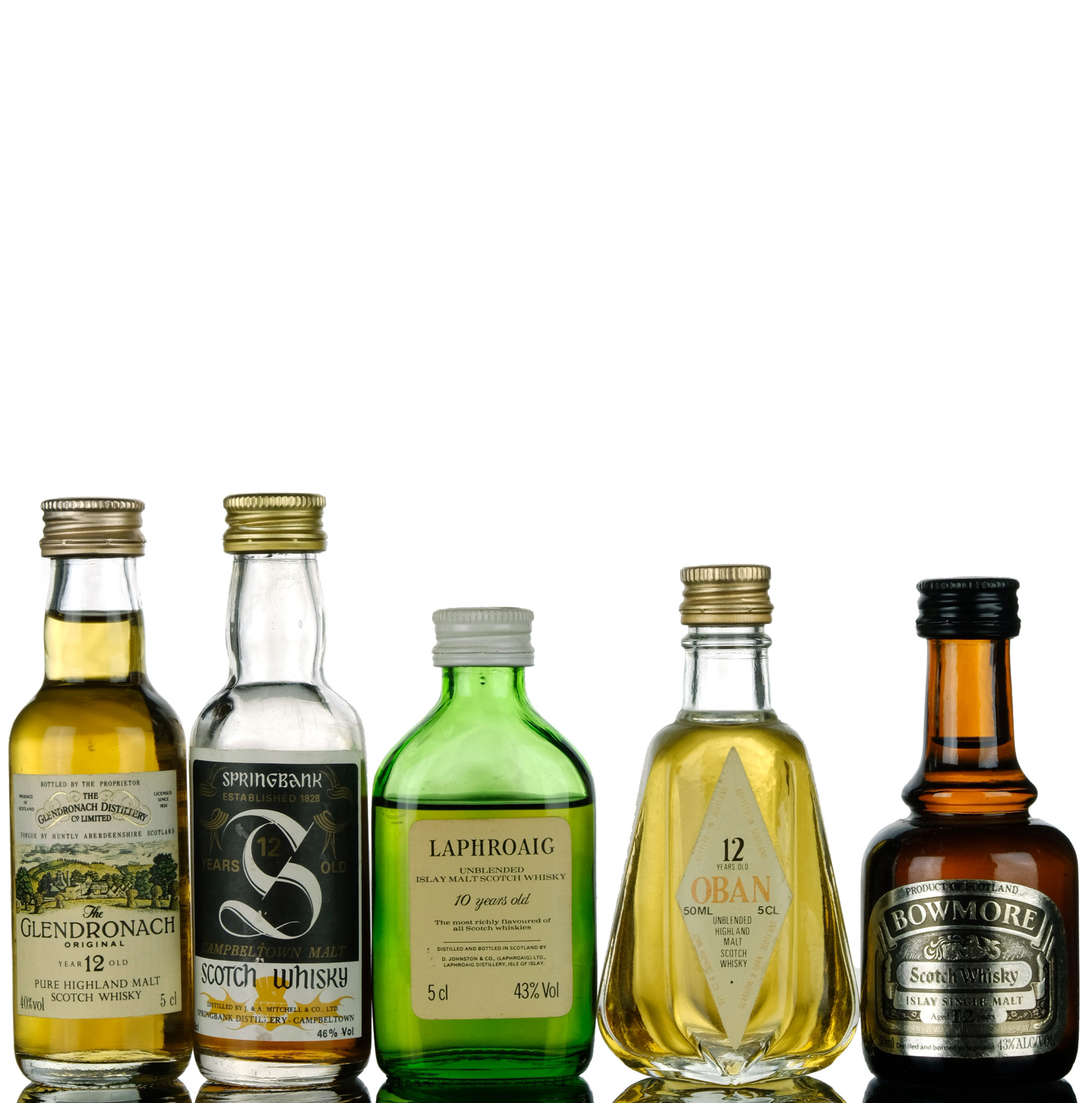 5 x Single Malt Miniatures