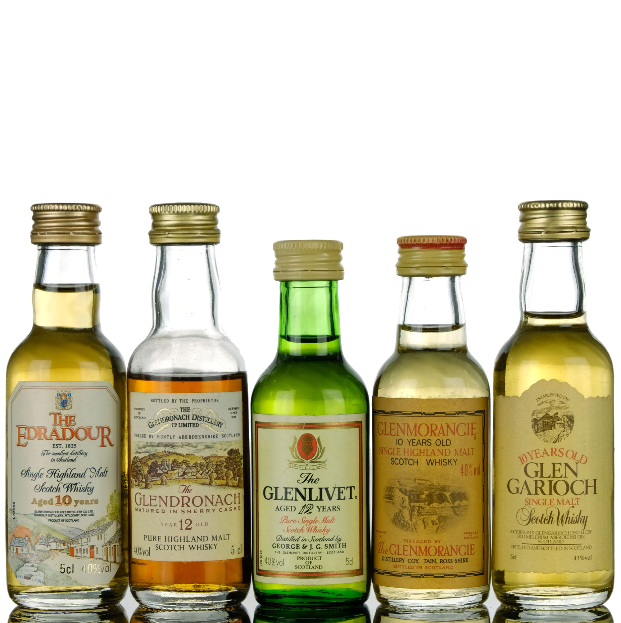 5 x Single Malt Miniatures