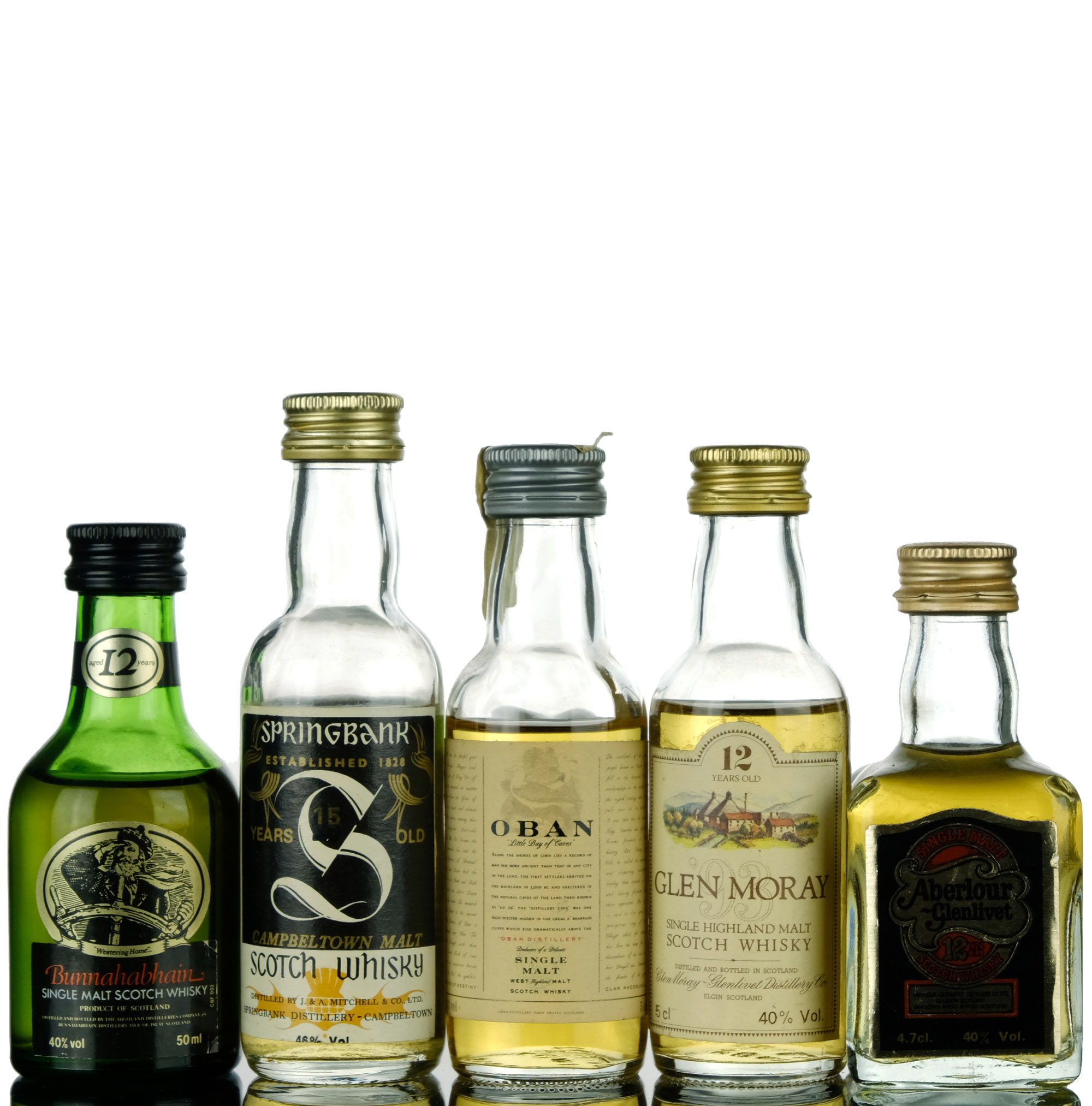 5 x Single Malt Miniatures