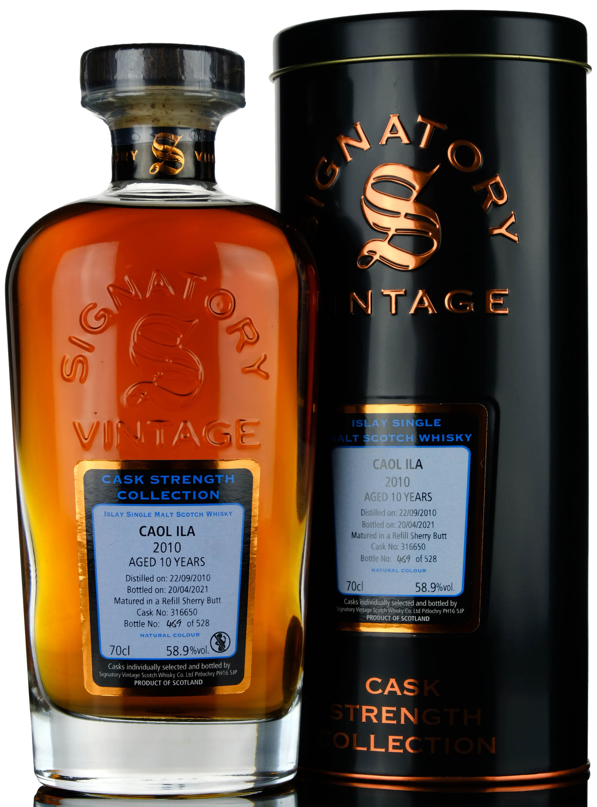 Caol Ila 2010-2021 - 10 Year Old - Signatory Vintage - Cask Strength Collection - Single C