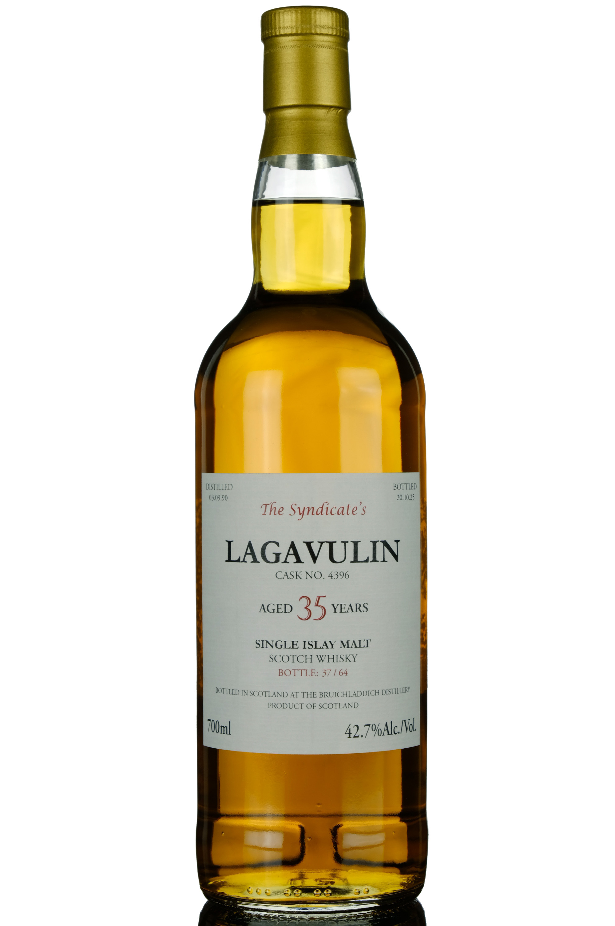 Lagavulin 1990-2025 - 35 Year Old - The Syndicates - Single Cask 4396
