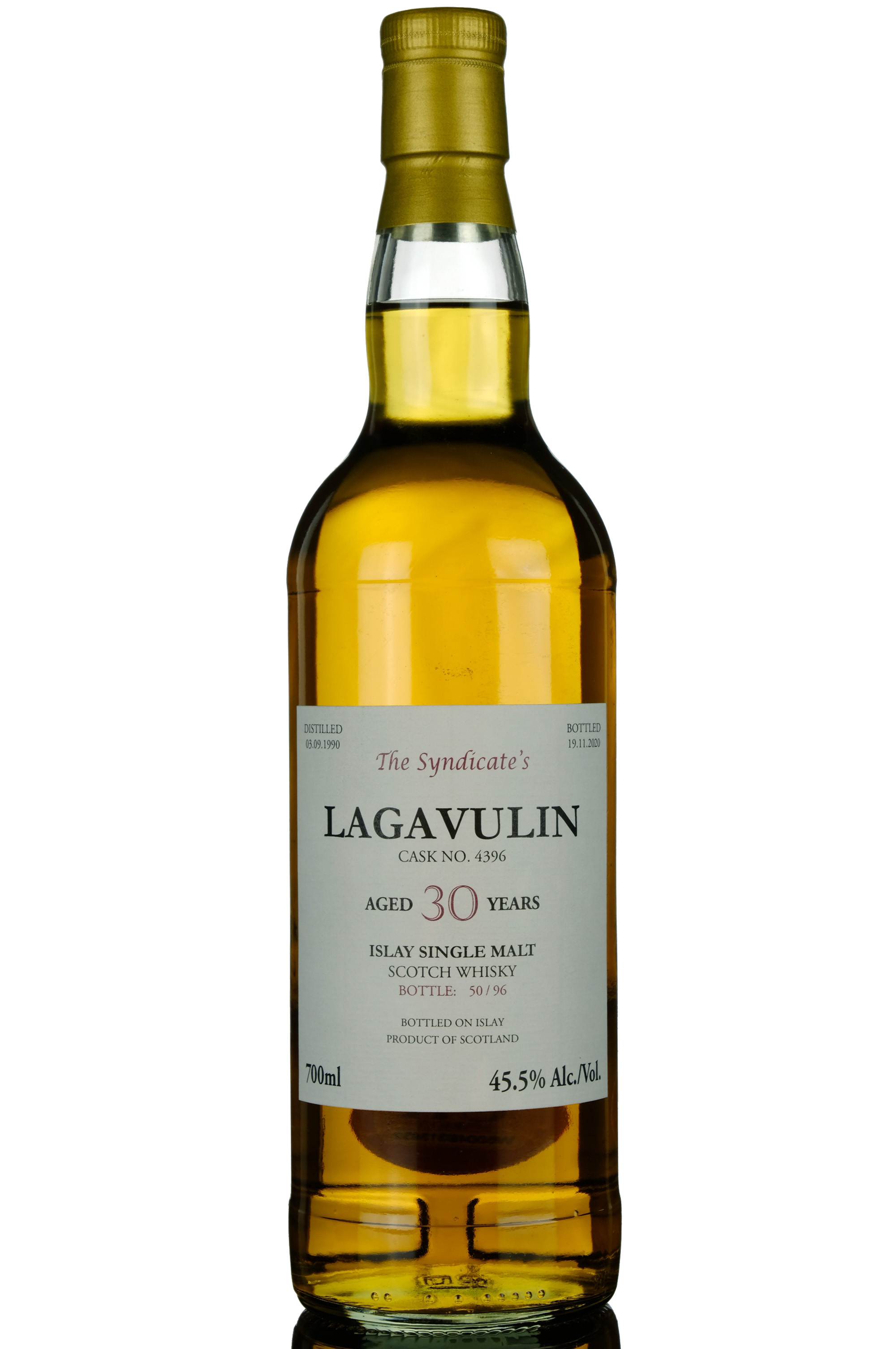 Lagavulin 1990-2020 - 30 Year Old - The Syndicates - Single Cask 4396