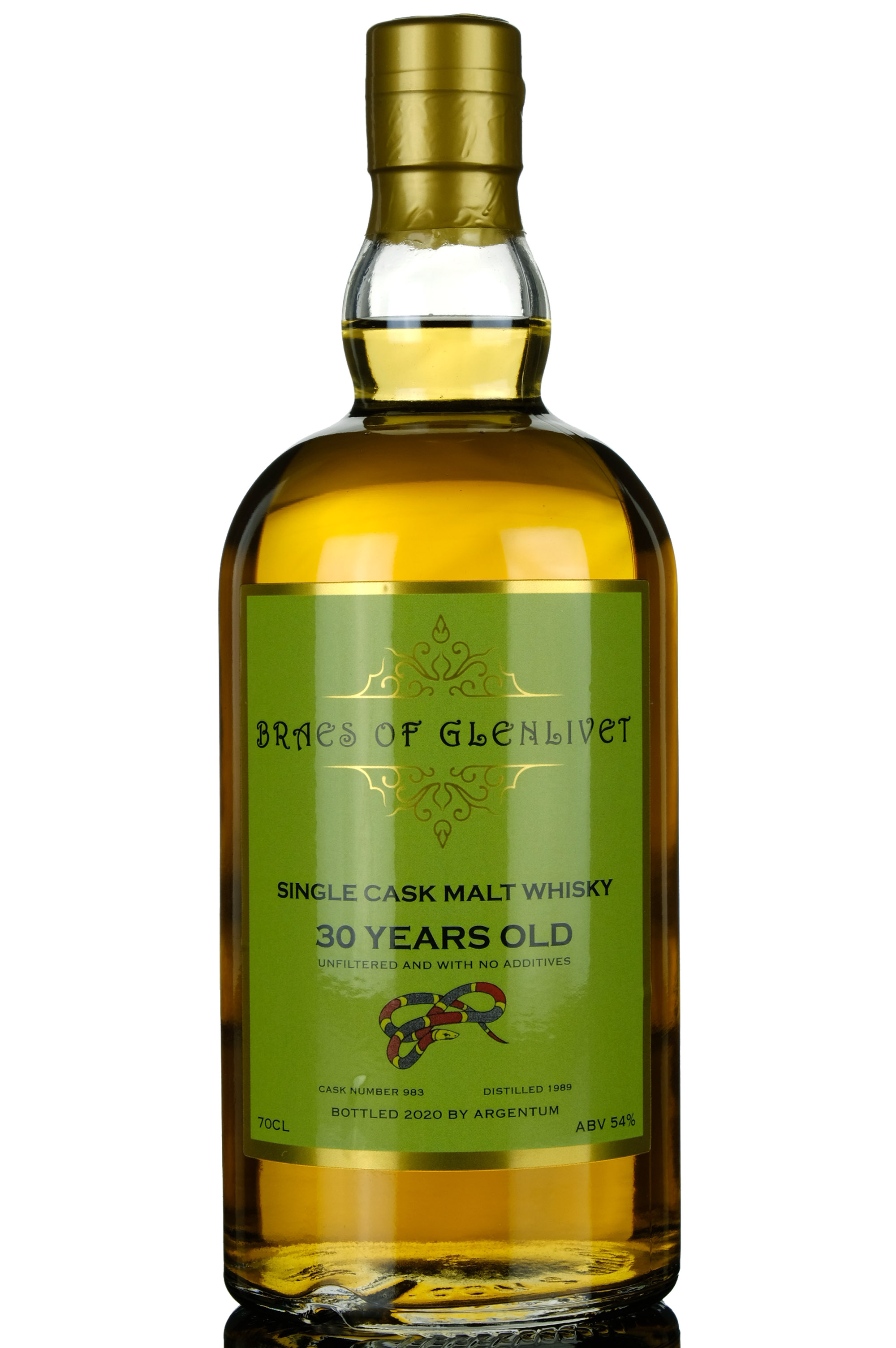 Braes Of Glenlivet 1989-2020 - 30 Year Old - Single Cask 983