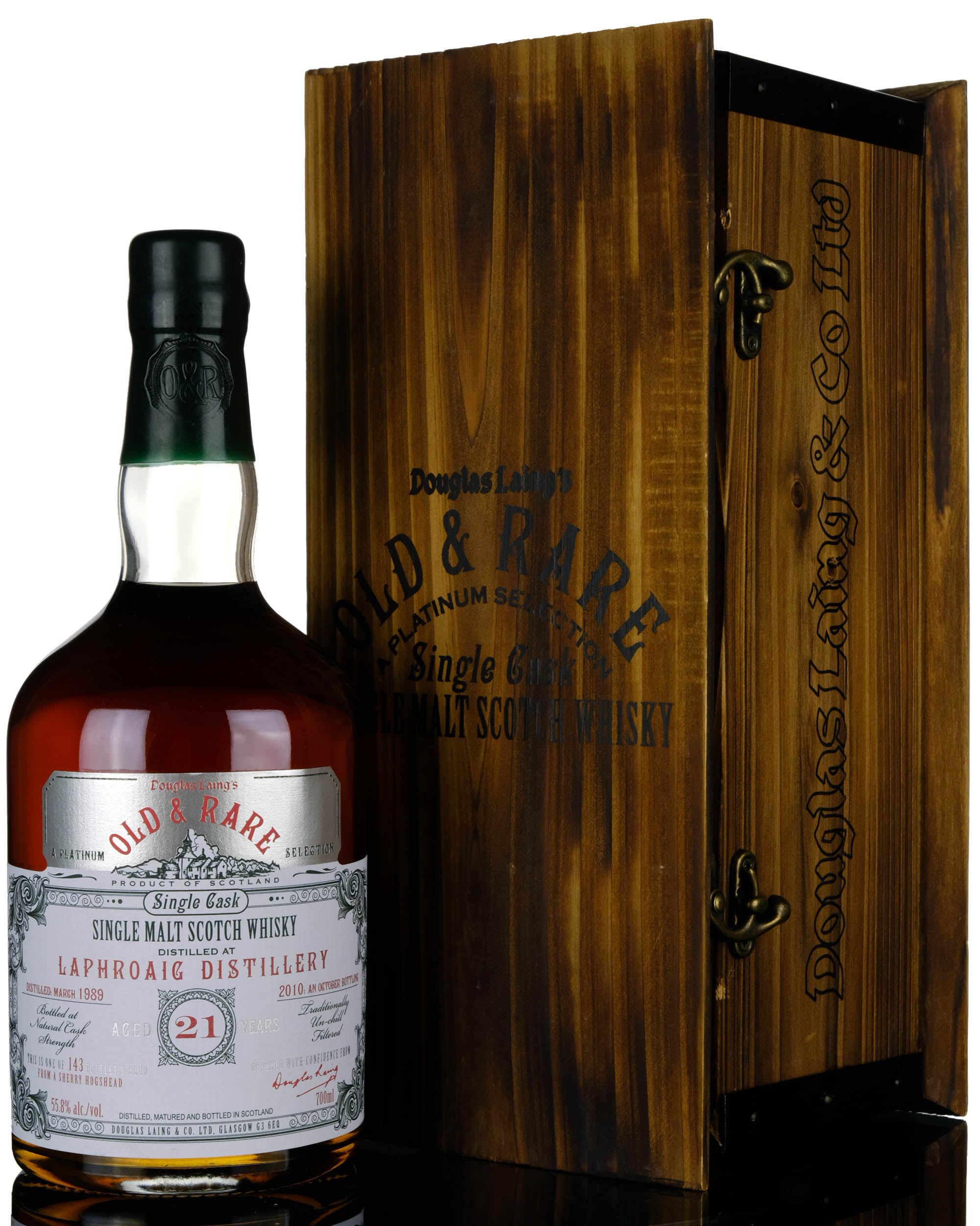 Laphroaig 1989-2010 - 21 Year Old - Douglas Laing - Old & Rare Platinum Selection - Single