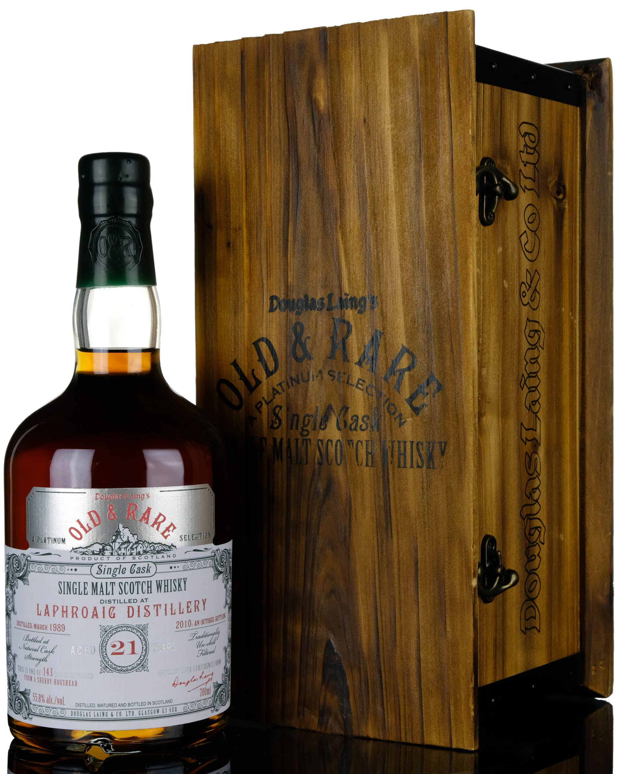 Laphroaig 1989-2010 - 21 Year Old - Douglas Laing - Old & Rare Platinum Selection - Single