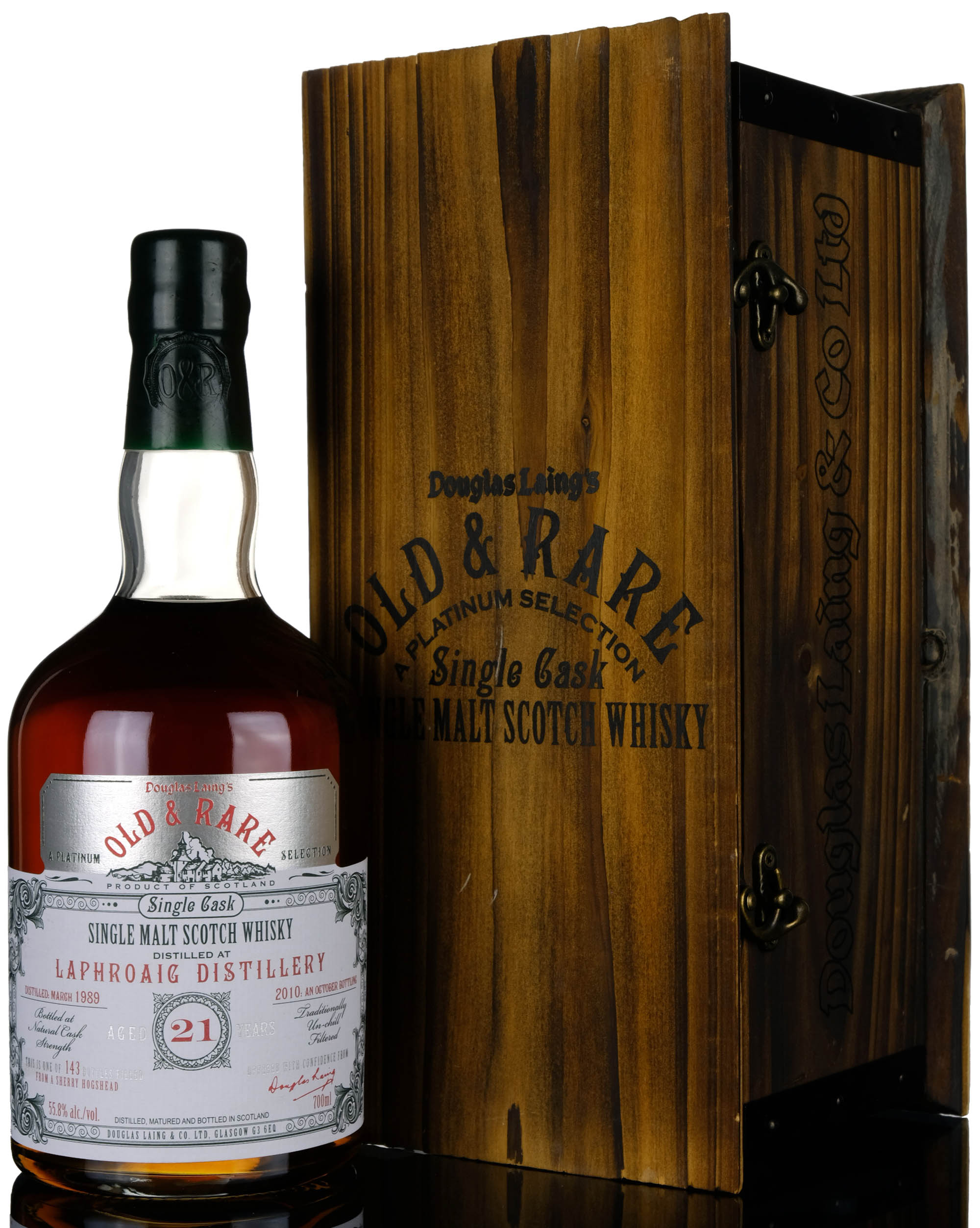 Laphroaig 1989-2010 - 21 Year Old - Douglas Laing - Old & Rare Platinum Selection - Single