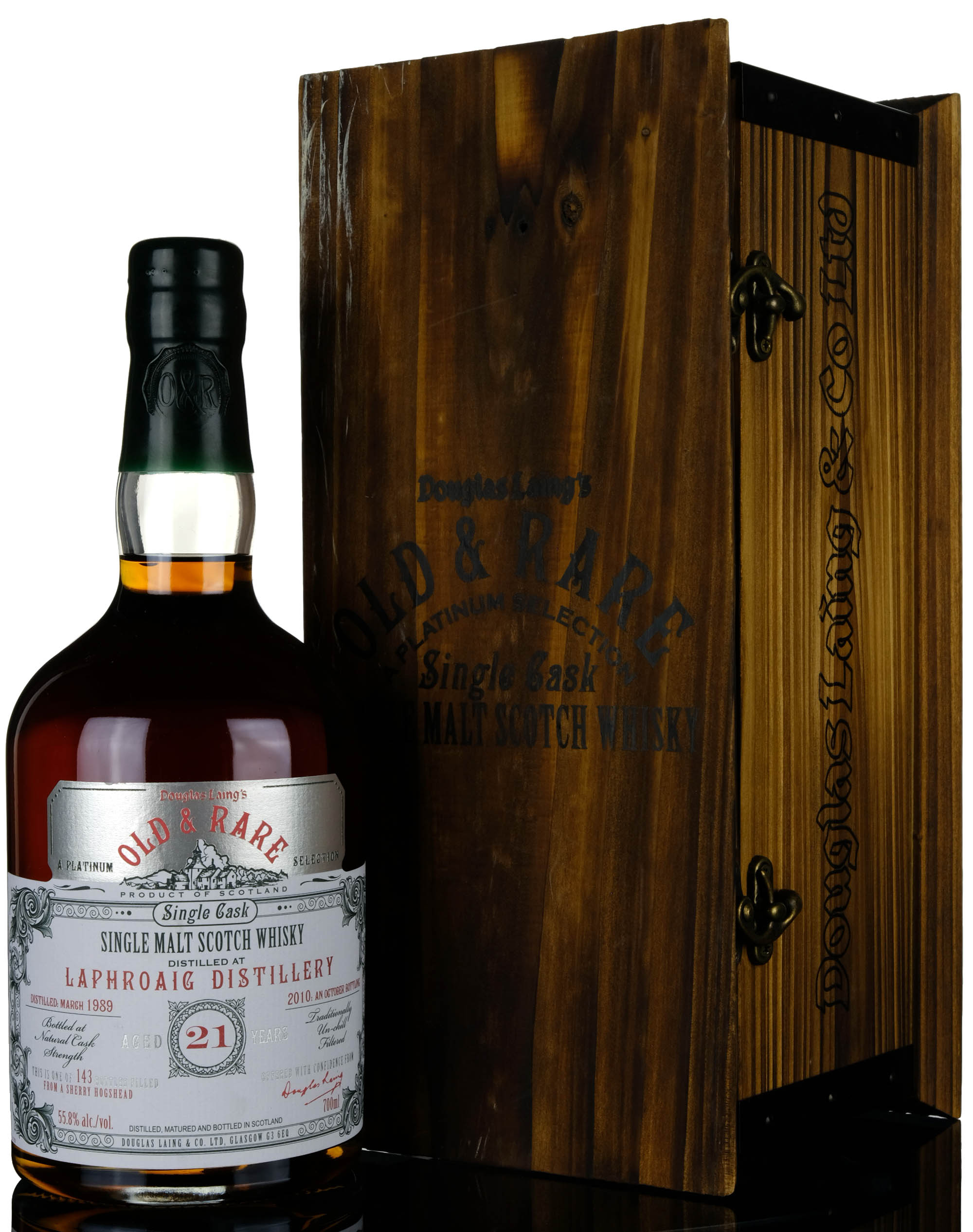 Laphroaig 1989-2010 - 21 Year Old - Douglas Laing - Old & Rare Platinum Selection - Single