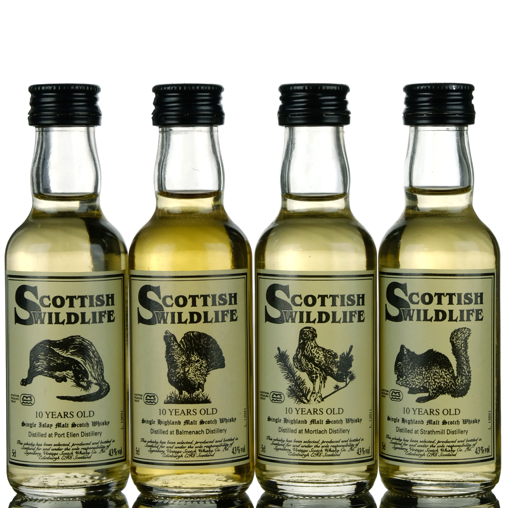 Signatory Vintage Scottish Wildlife Miniature Set