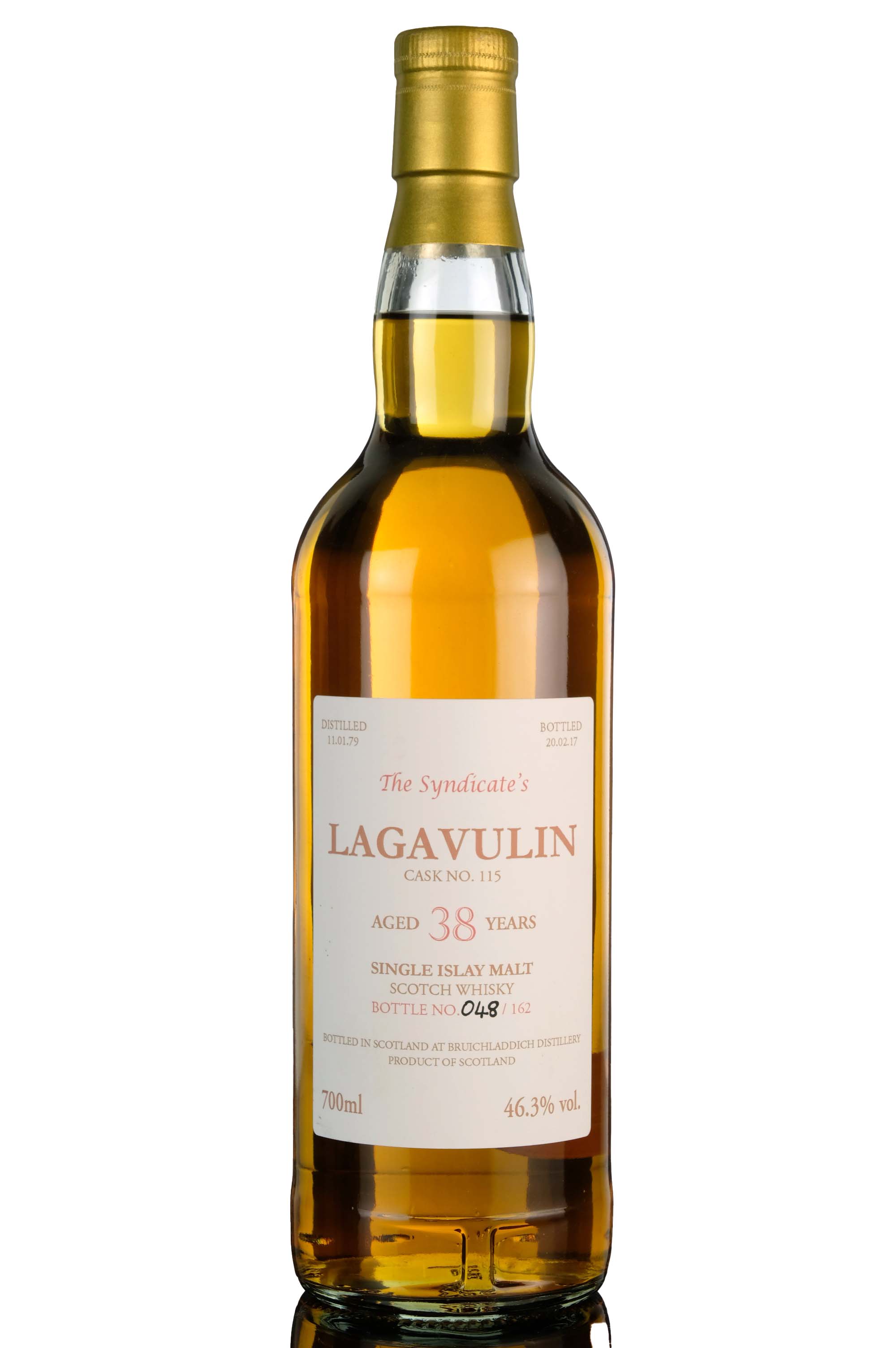 Lagavulin 1979-2017 - 38 Year Old - The Syndicates - Single Cask 115