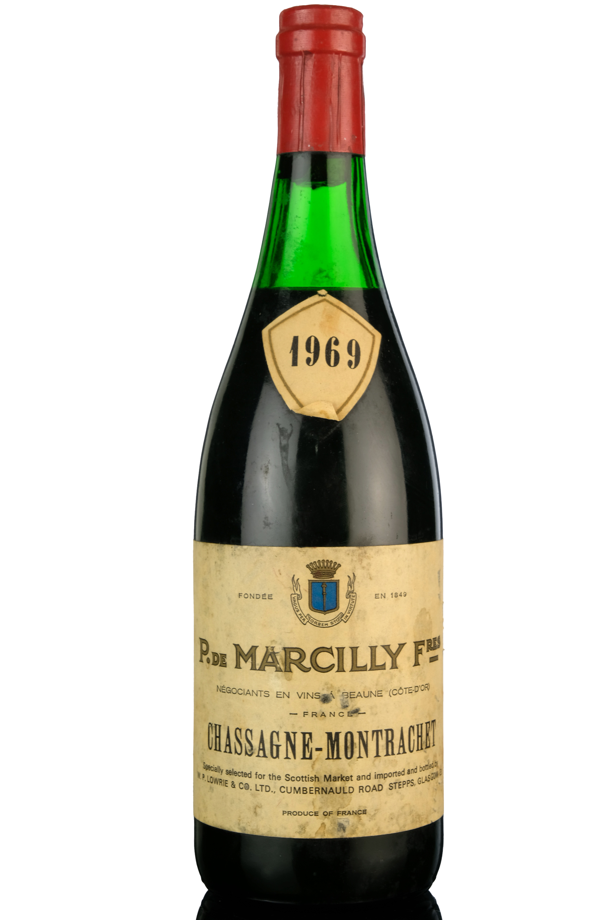 P.de Marcilly Fres Chassagne-Montrachet 1969