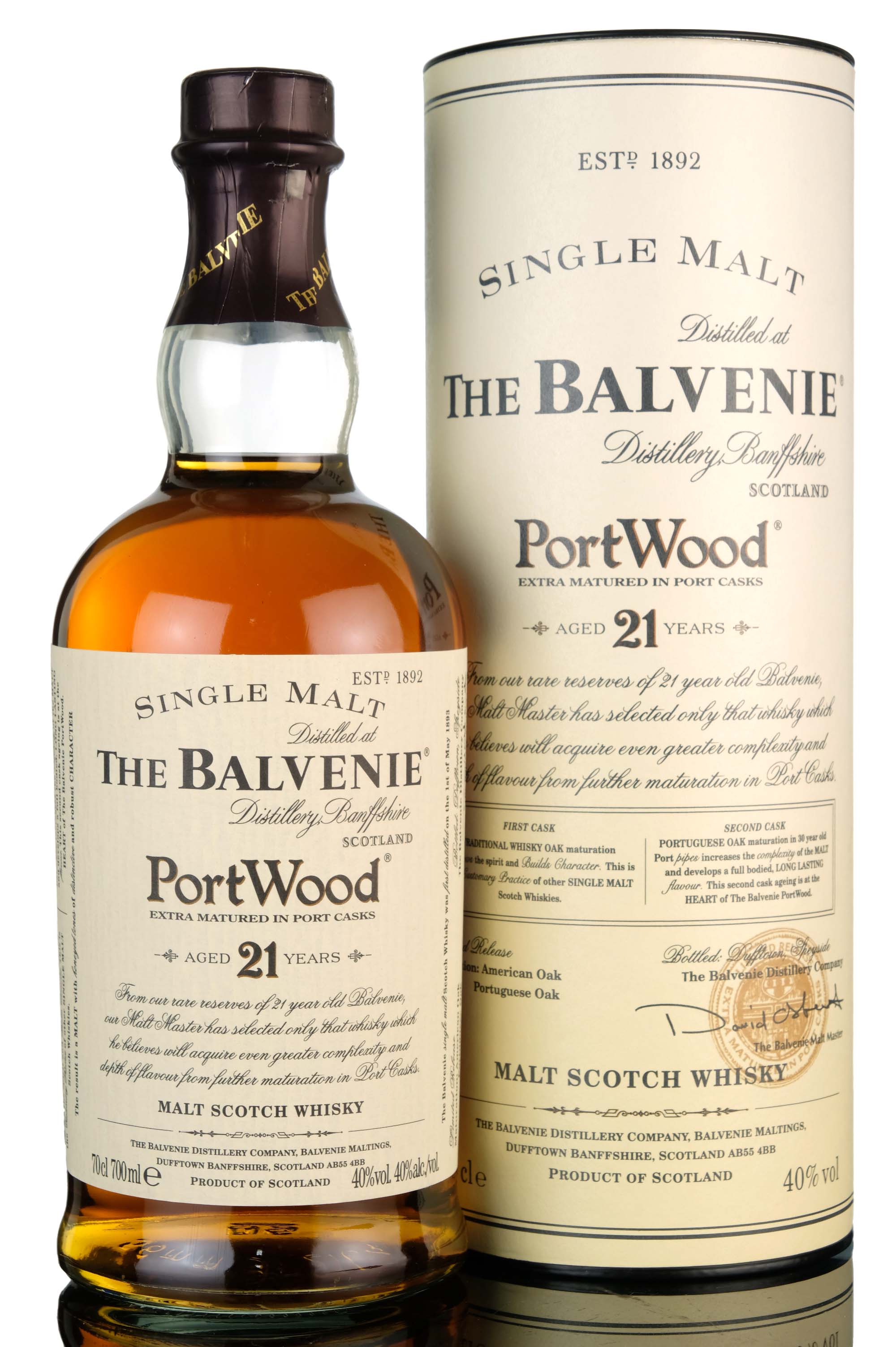 Balvenie 21 Year Old - PortWood - Pre 2009