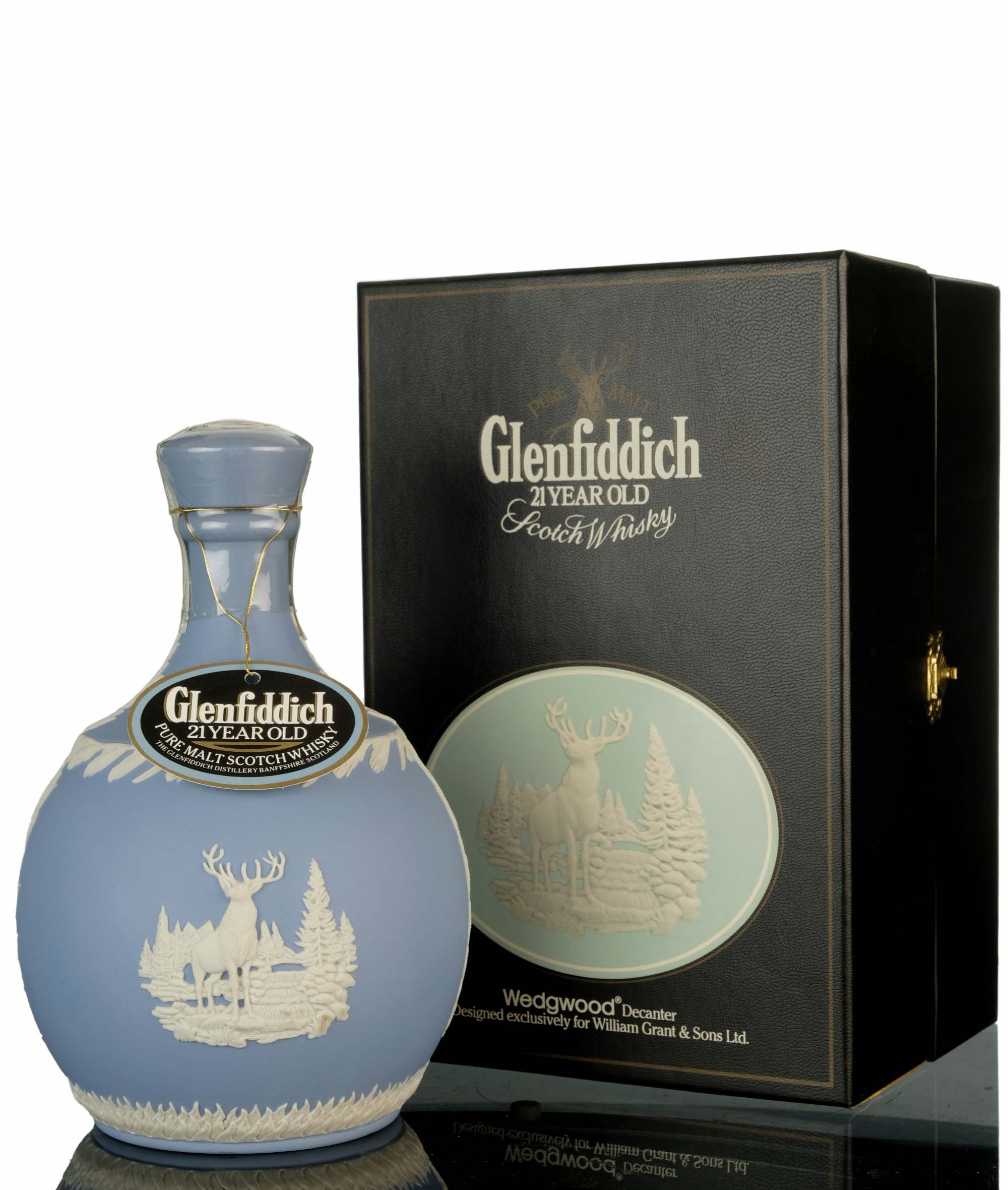 Glenfiddich 21 Year Old - Centenary Wedgwood Decanter 1987