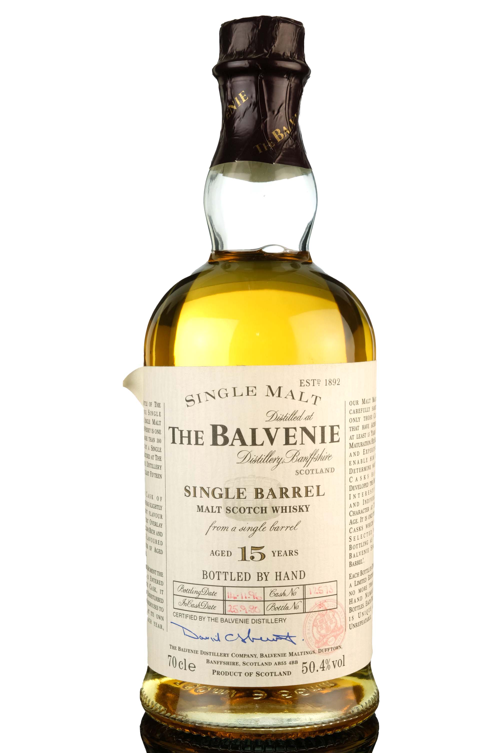Balvenie 1980 - 1996 15 Single Barrel 12573